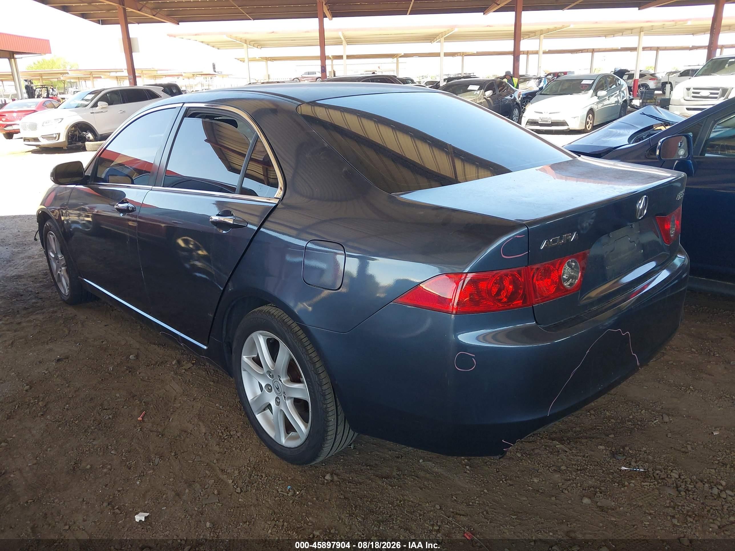 2004 Acura Tsx   Gray vin: JH4CL96854C045959