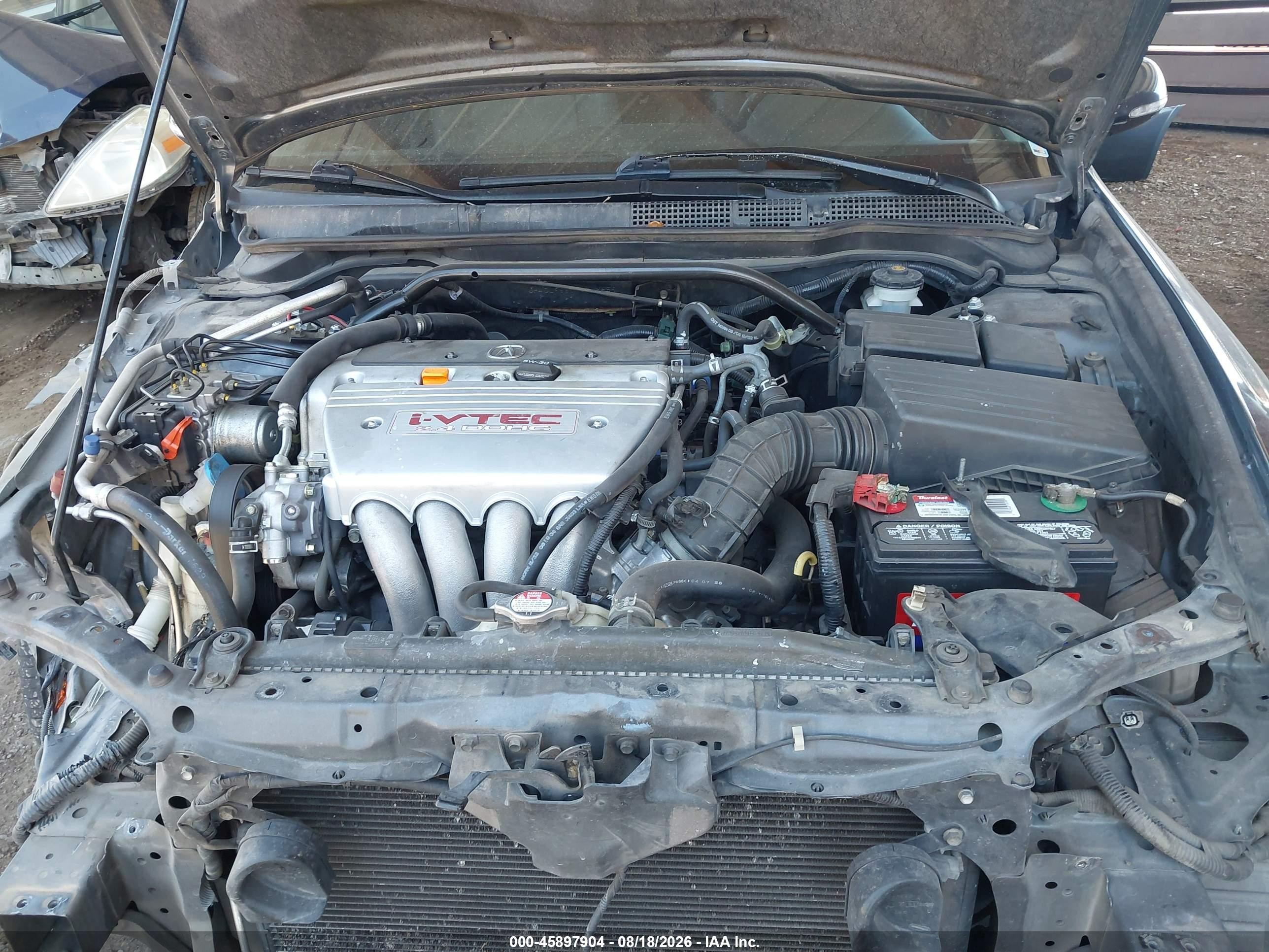 2004 Acura Tsx   Gray vin: JH4CL96854C045959