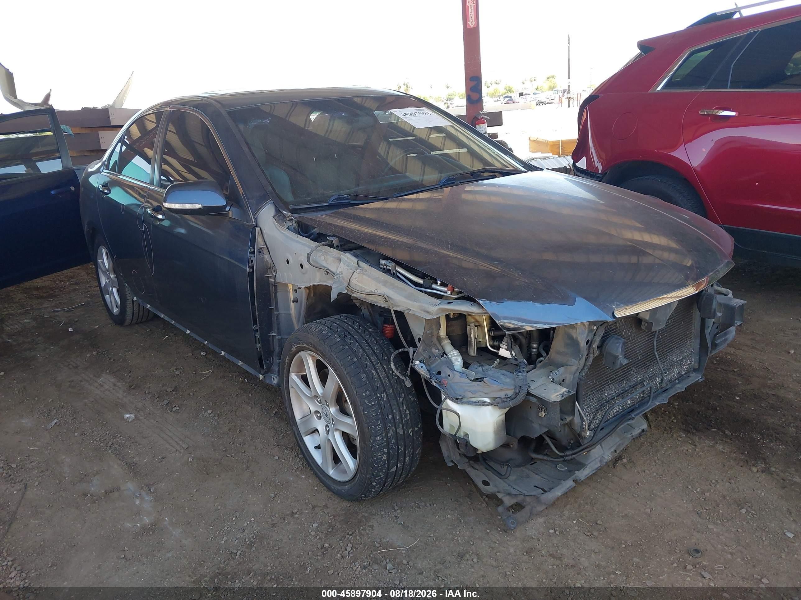 2004 Acura Tsx   Gray vin: JH4CL96854C045959