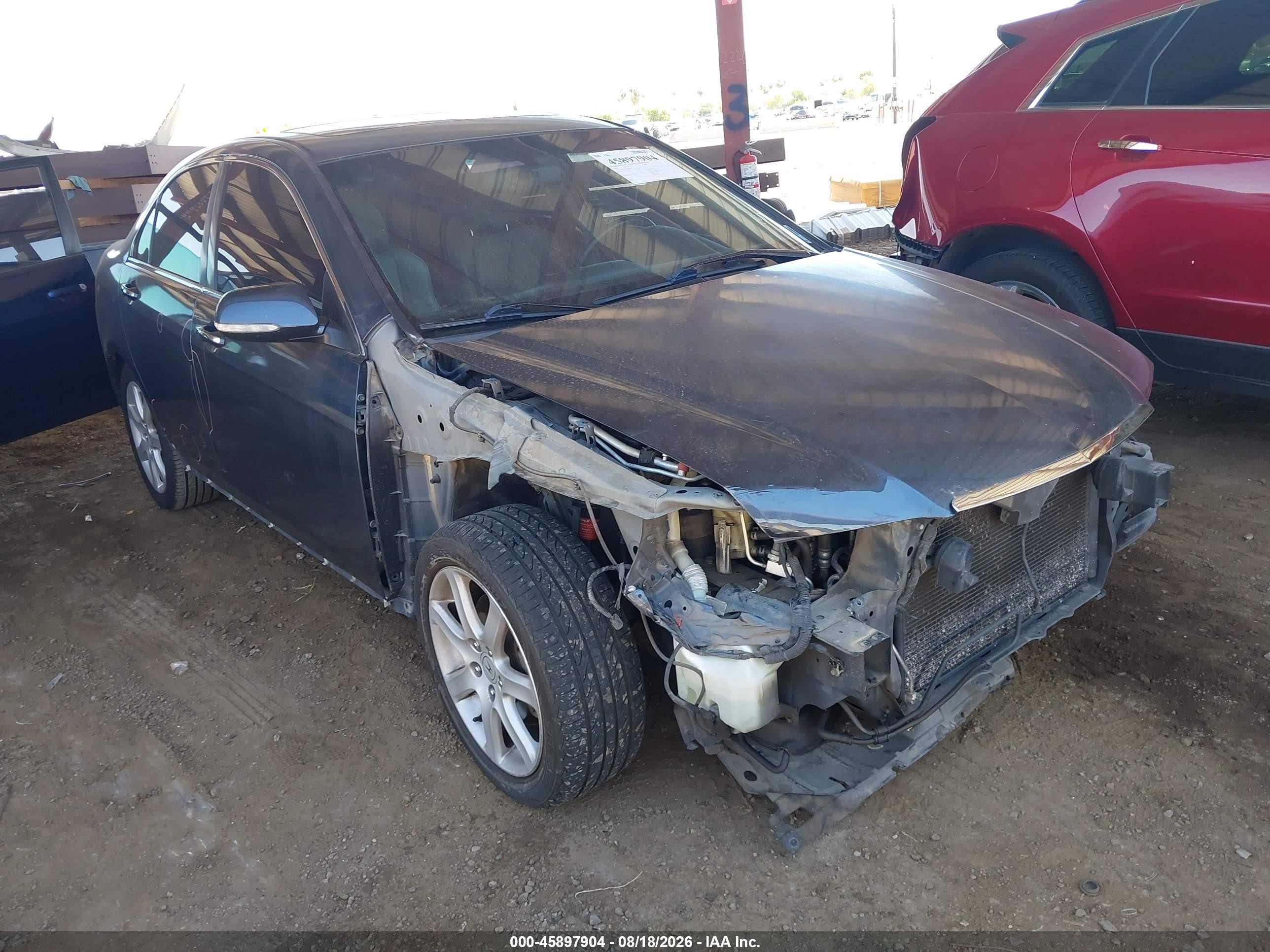2004 Acura Tsx   Gray vin: JH4CL96854C045959