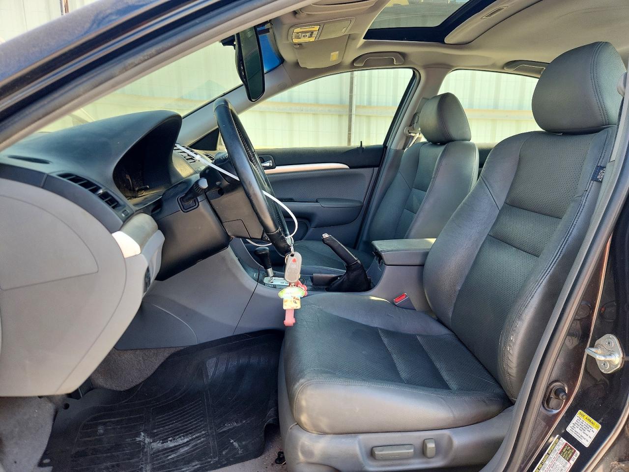 2005 Acura Tsx Gray vin: JH4CL96855C003292