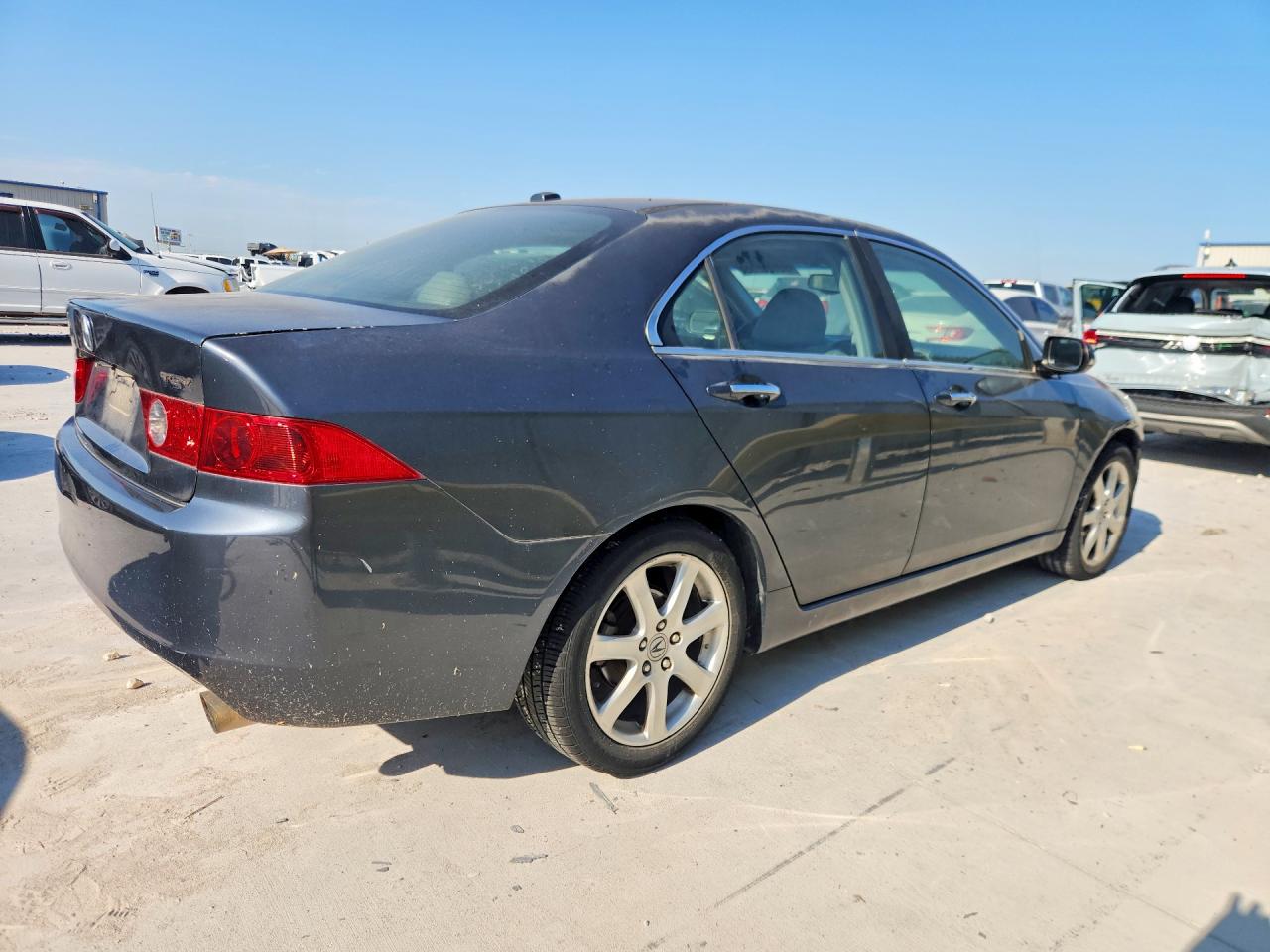 2005 Acura Tsx Gray vin: JH4CL96855C003292
