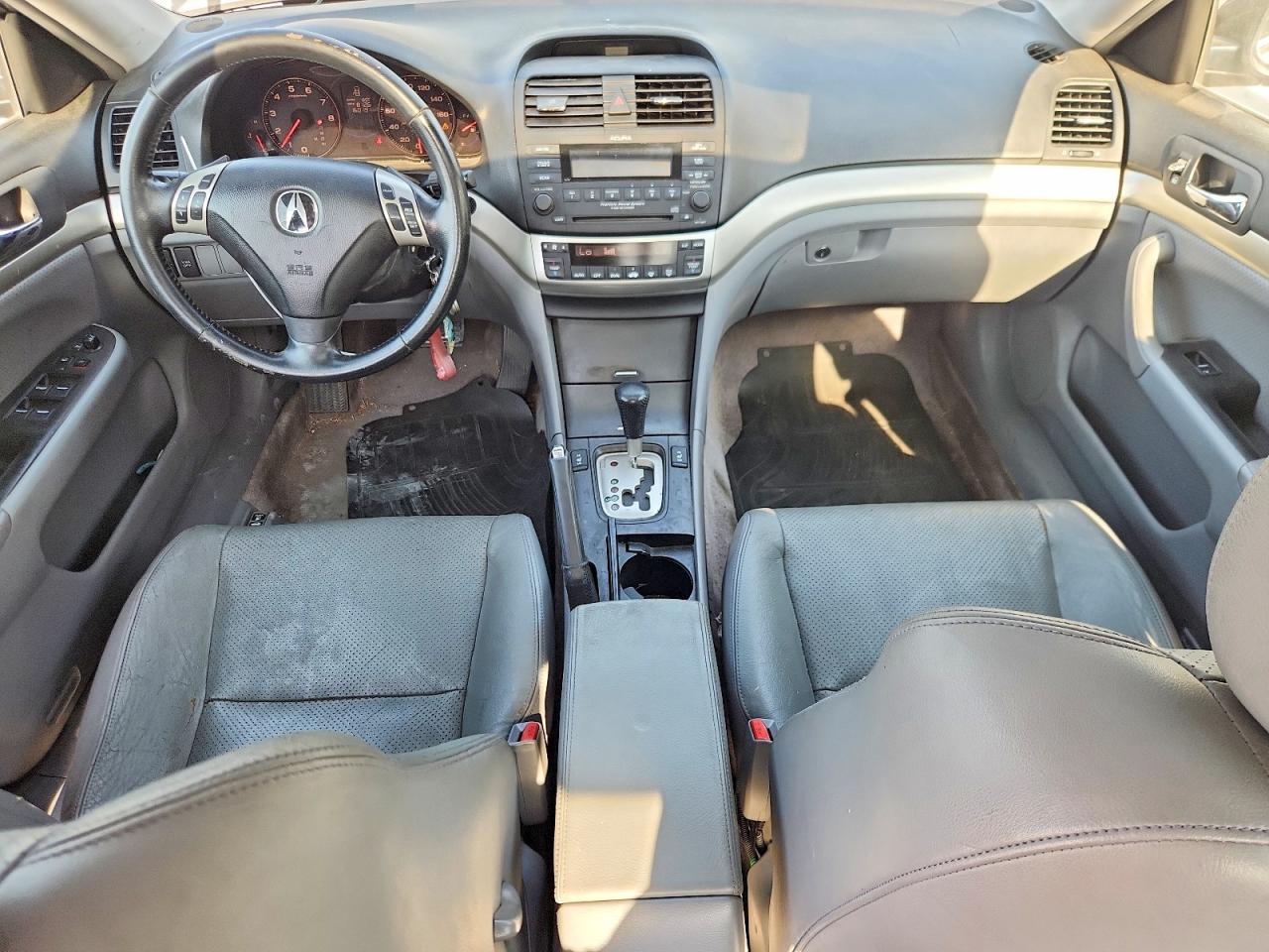 2005 Acura Tsx Gray vin: JH4CL96855C003292