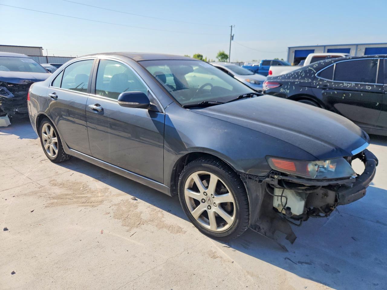 2005 Acura Tsx Gray vin: JH4CL96855C003292