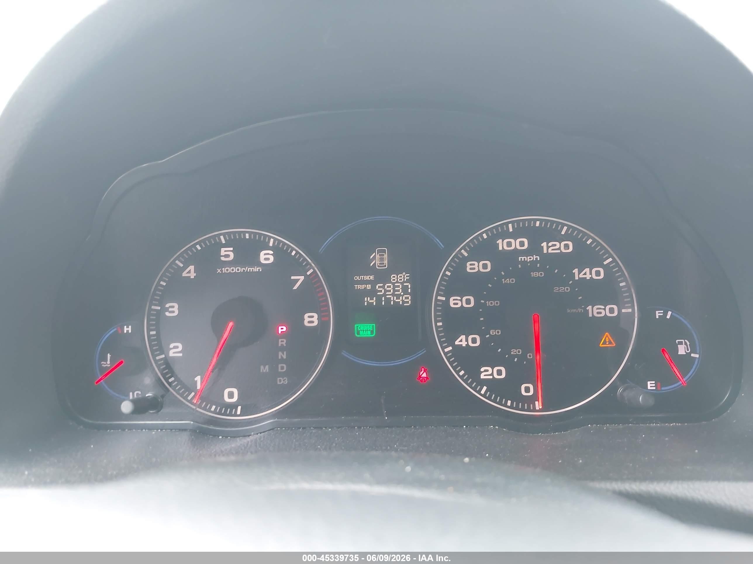 2005 Acura Tsx Black vin: JH4CL96855C003860