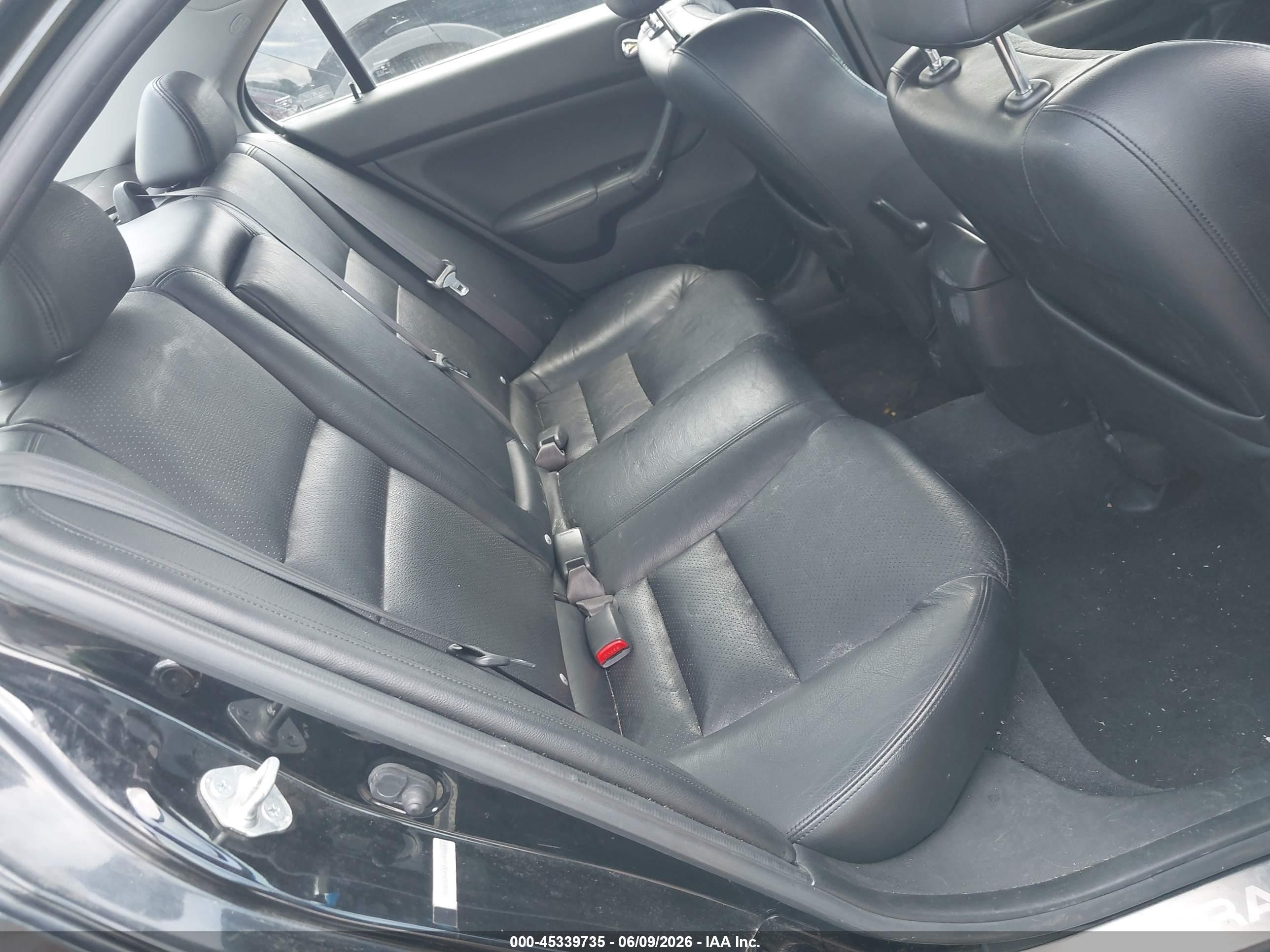 2005 Acura Tsx Black vin: JH4CL96855C003860