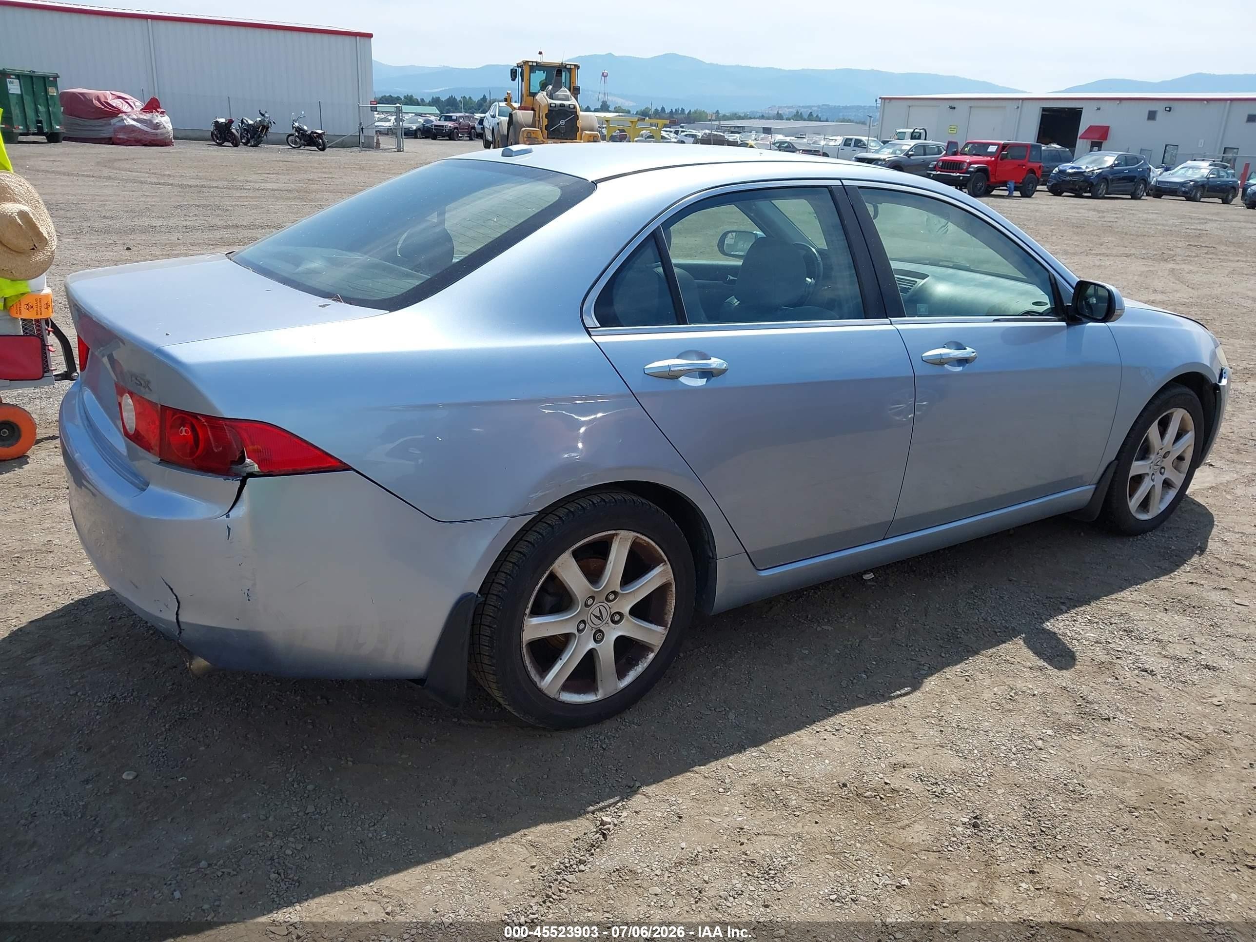 2005 Acura Tsx   Blue vin: JH4CL96855C016592