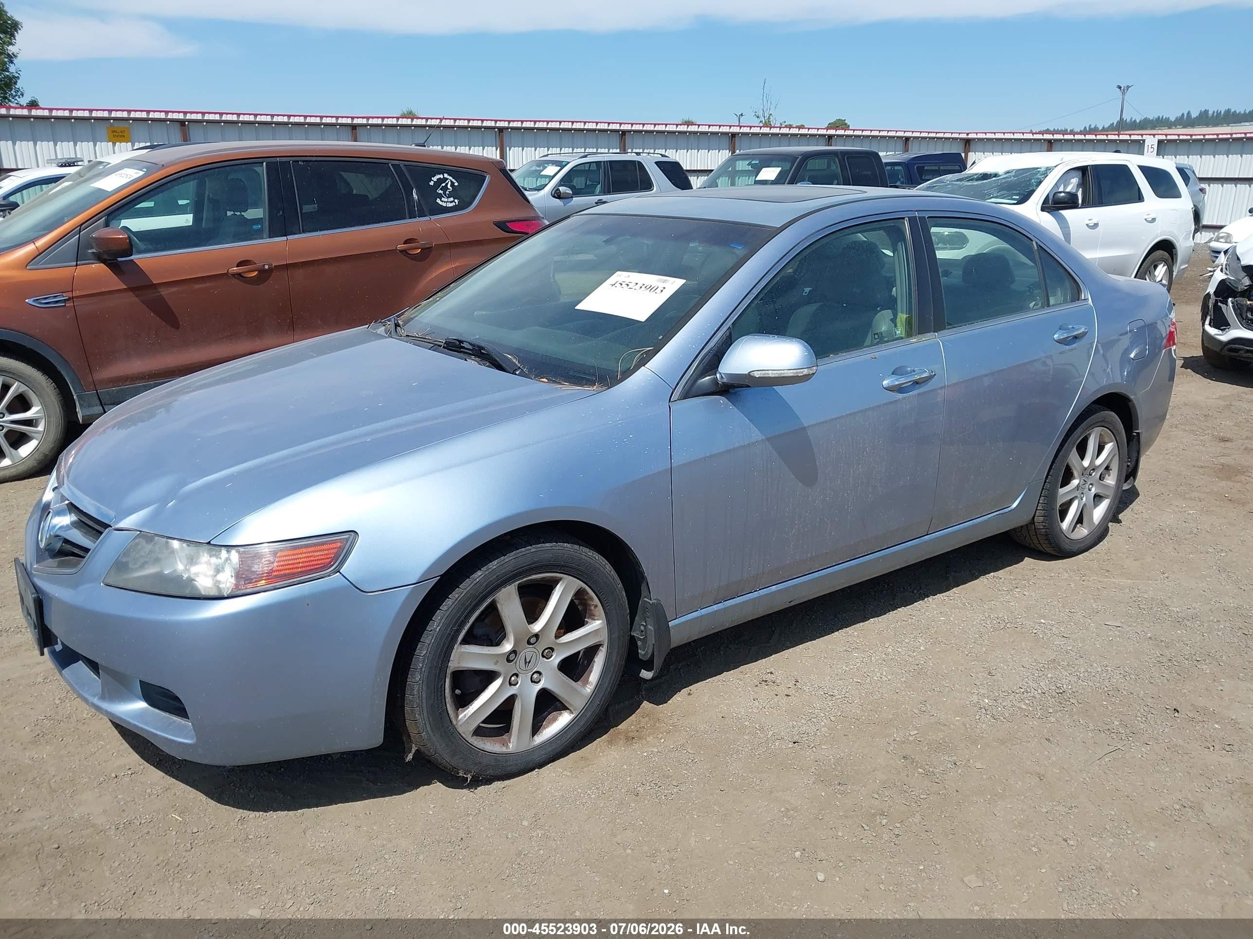 2005 Acura Tsx   Blue vin: JH4CL96855C016592