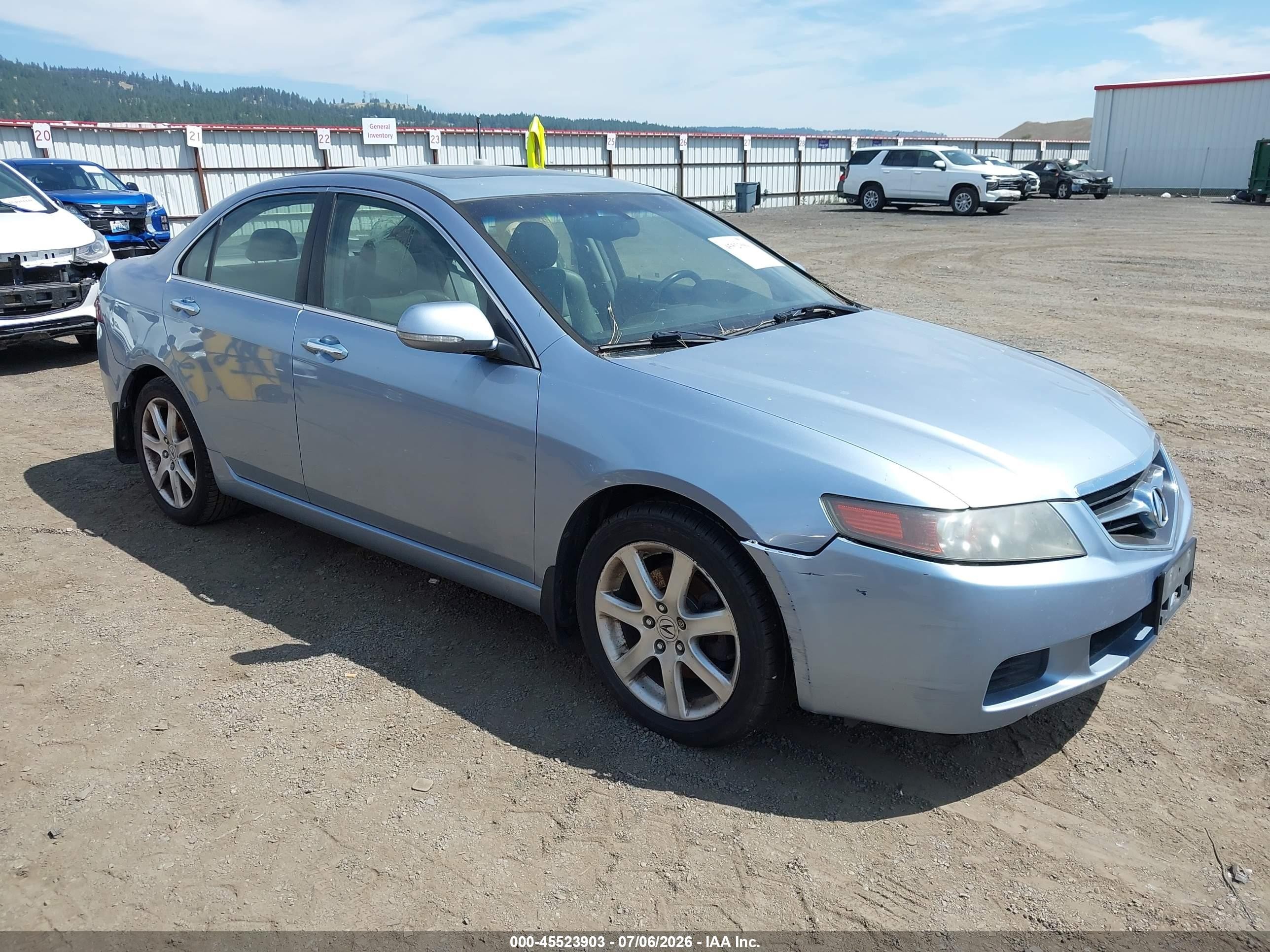 2005 Acura Tsx   Blue vin: JH4CL96855C016592