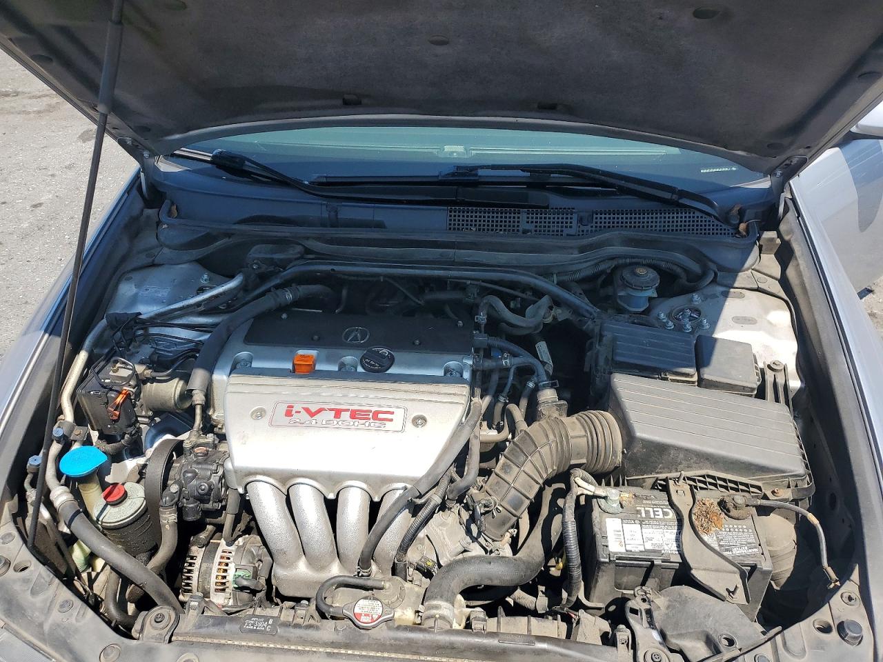 2005 Acura Tsx Silver vin: JH4CL96855C017628