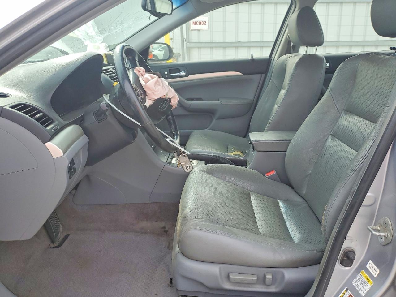 2005 Acura Tsx Silver vin: JH4CL96855C018164