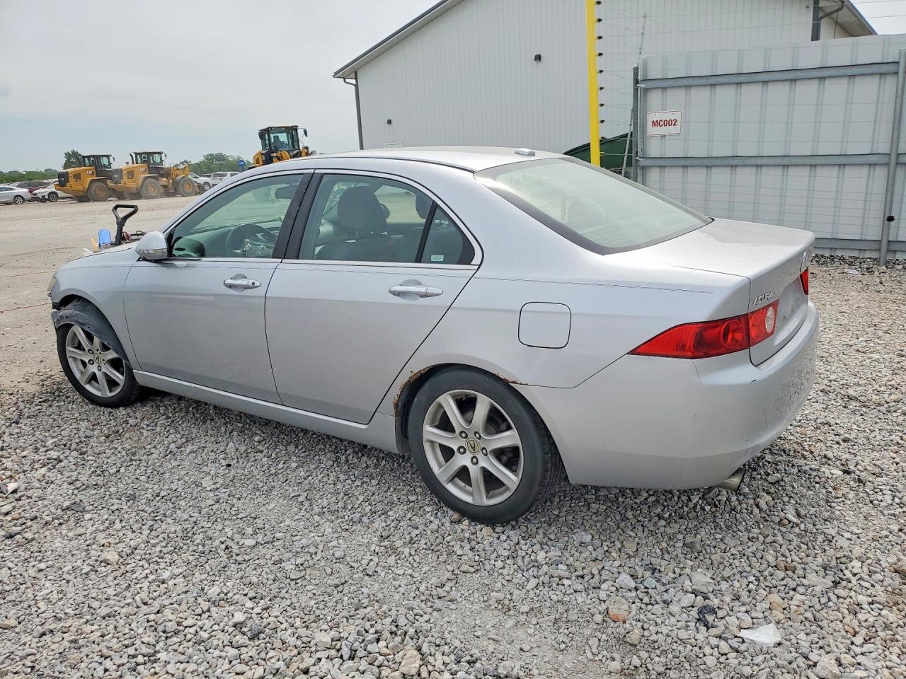 2005 Acura Tsx Silver vin: JH4CL96855C018164