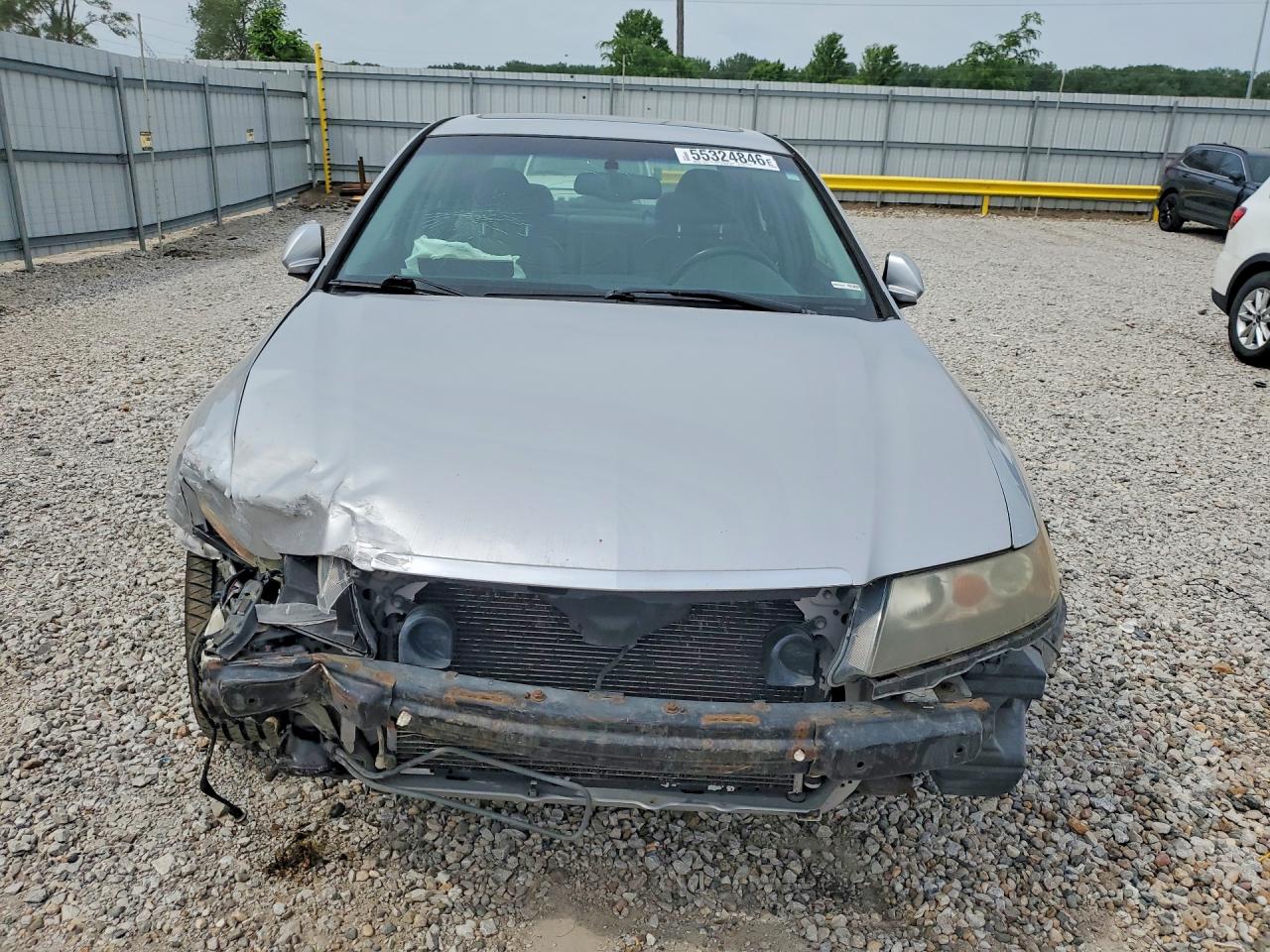2005 Acura Tsx Silver vin: JH4CL96855C018164
