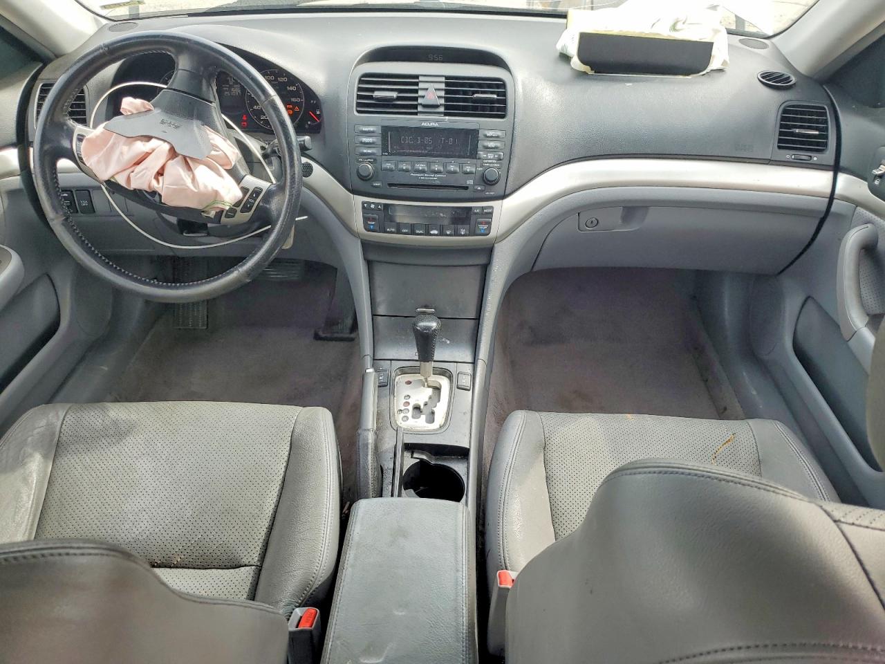 2005 Acura Tsx Silver vin: JH4CL96855C018164