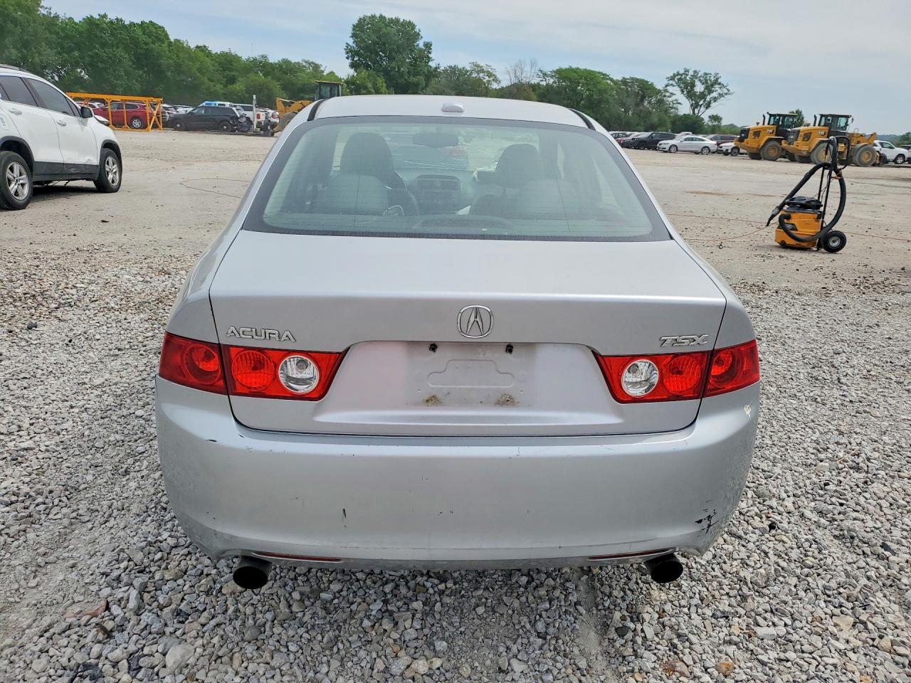2005 Acura Tsx Silver vin: JH4CL96855C018164
