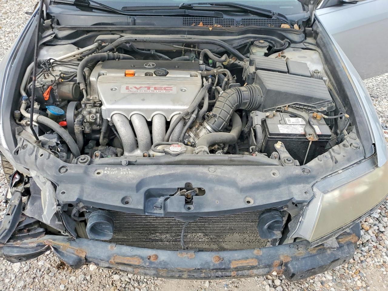 2005 Acura Tsx Silver vin: JH4CL96855C018164
