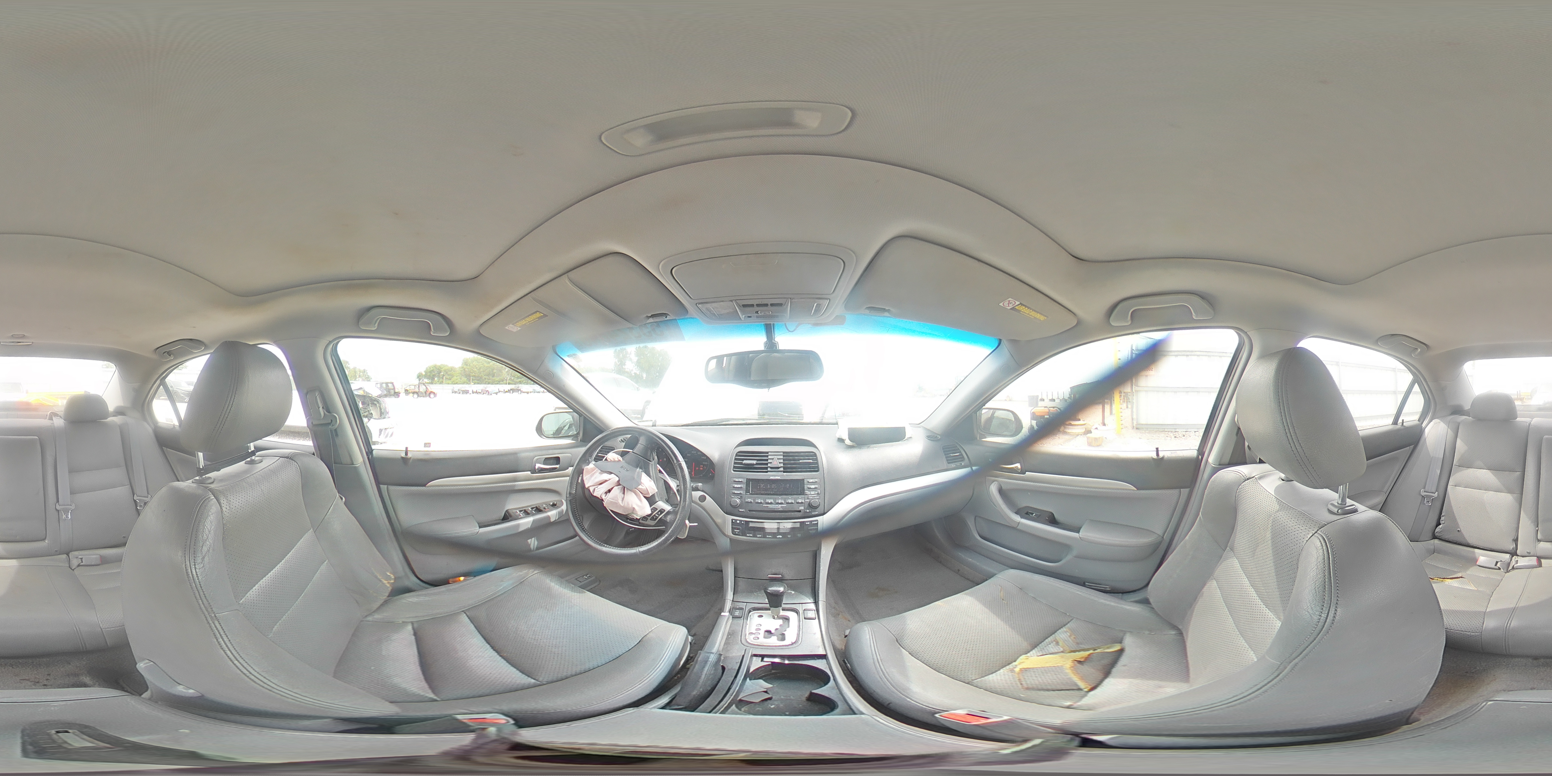2005 Acura Tsx Silver vin: JH4CL96855C018164