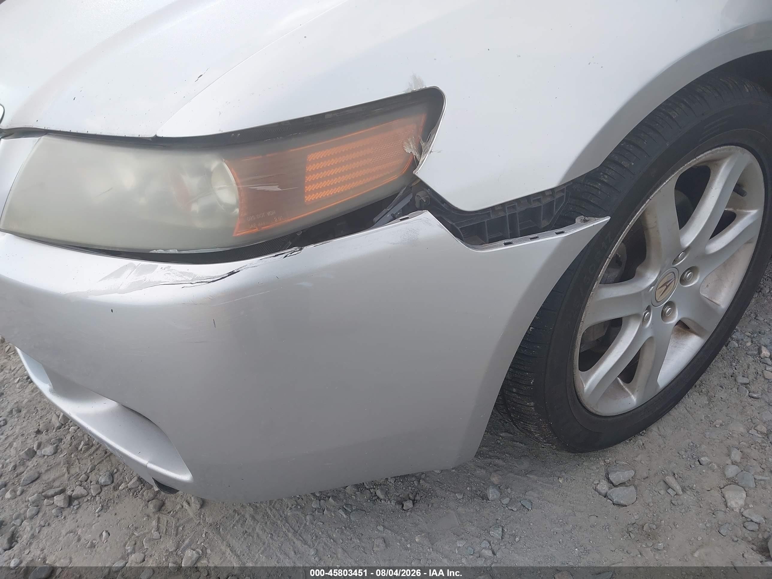 2005 Acura Tsx   Silver vin: JH4CL96855C018858