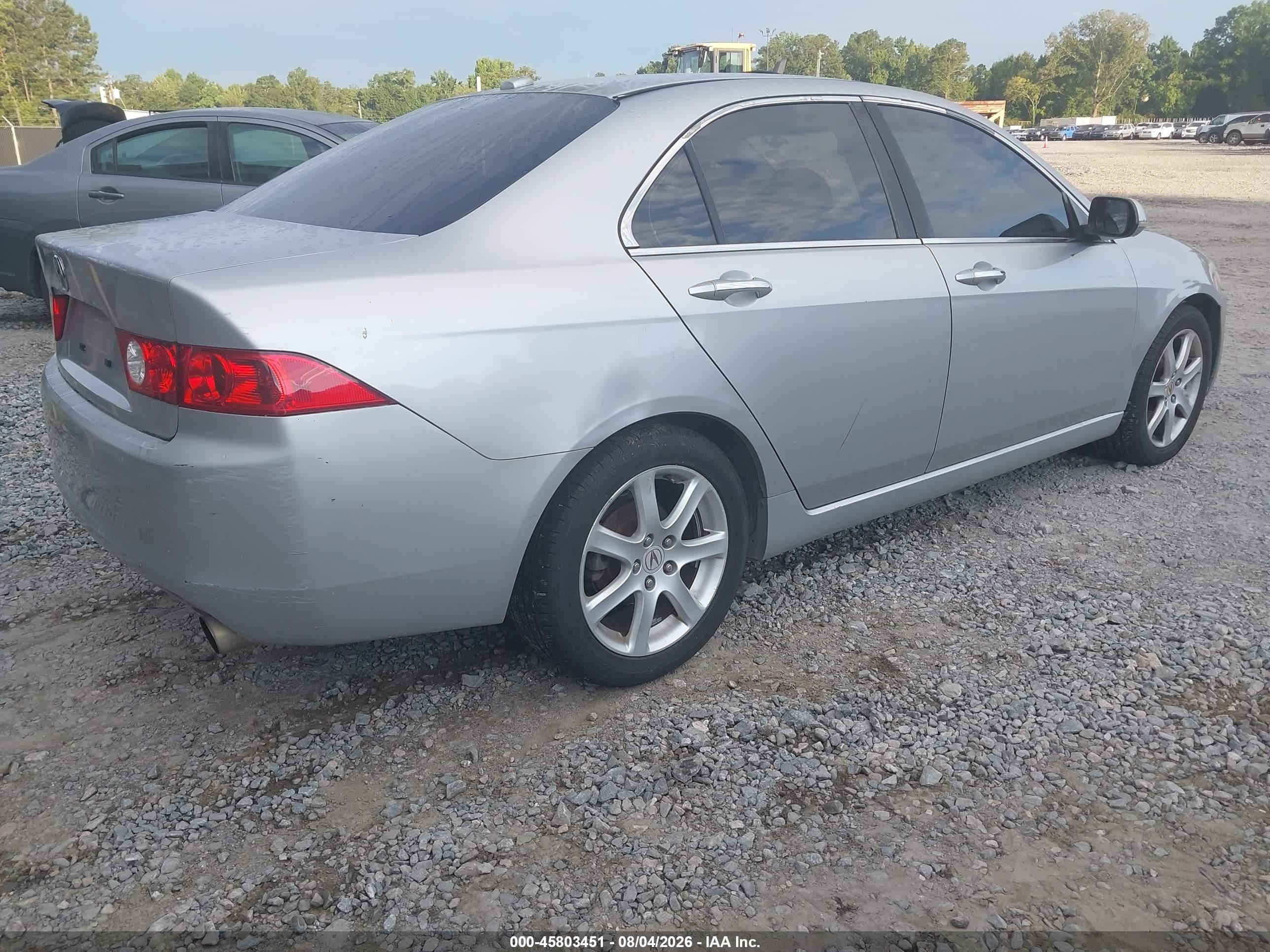 2005 Acura Tsx   Silver vin: JH4CL96855C018858