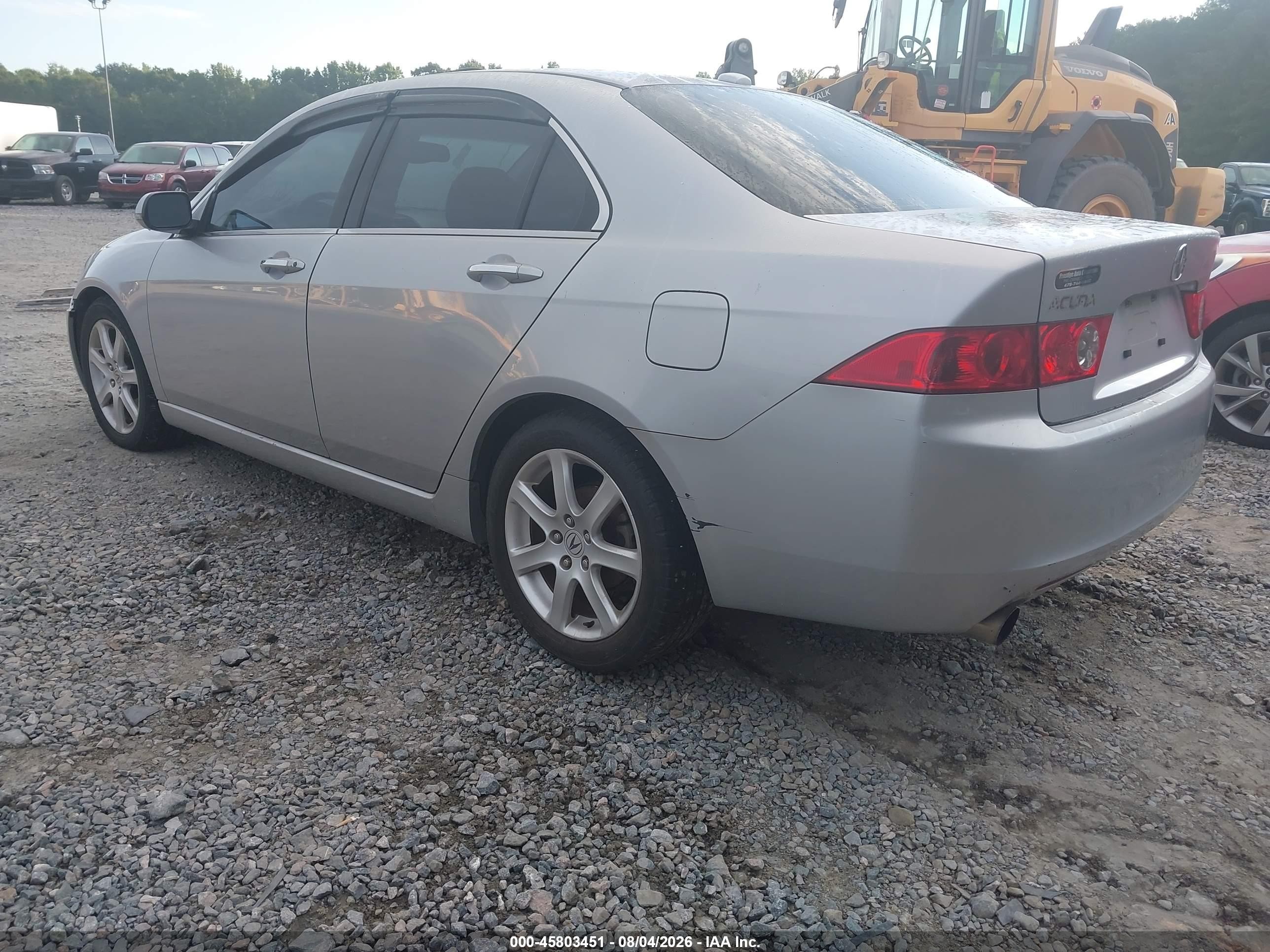 2005 Acura Tsx   Silver vin: JH4CL96855C018858