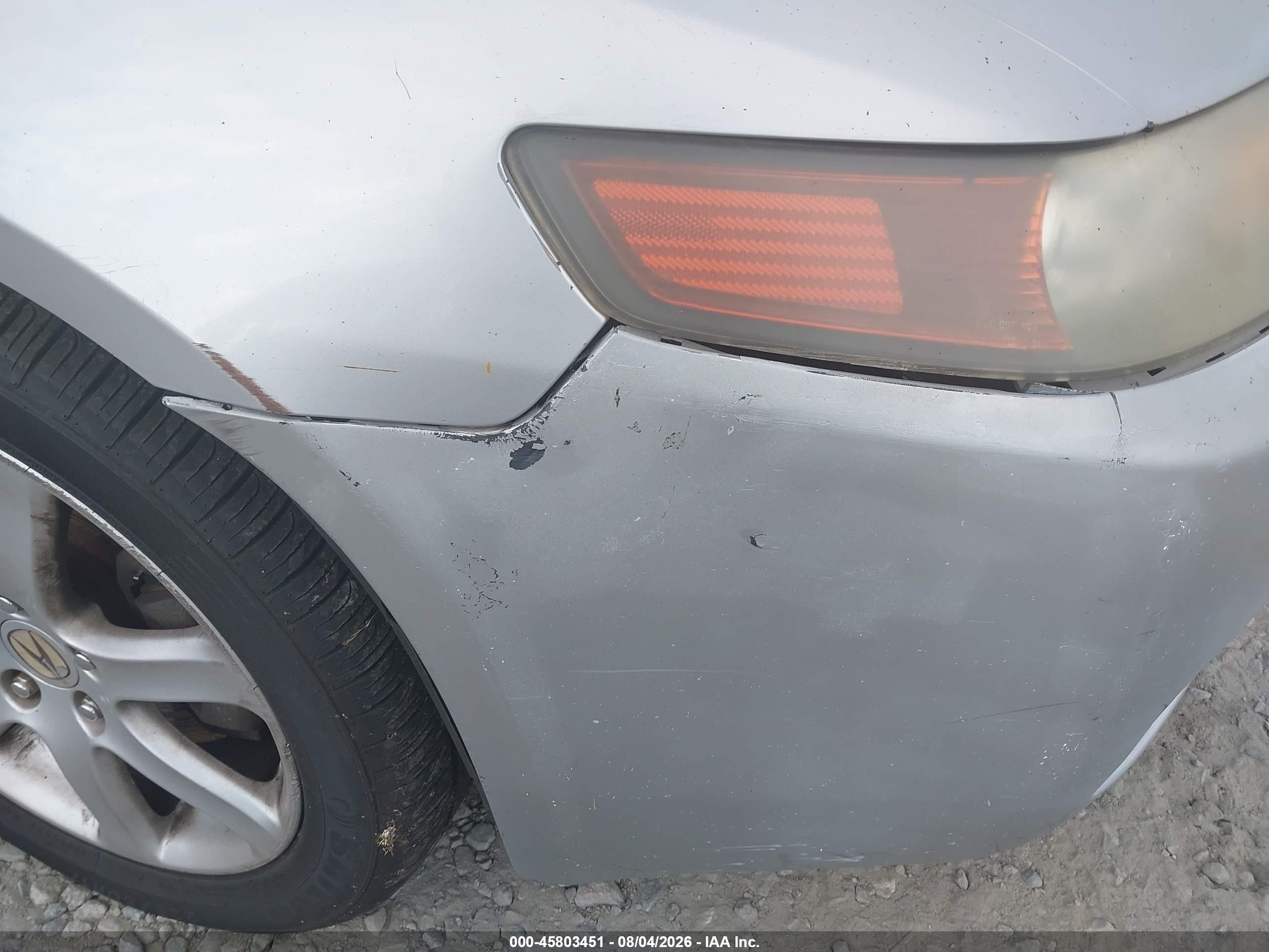 2005 Acura Tsx   Silver vin: JH4CL96855C018858