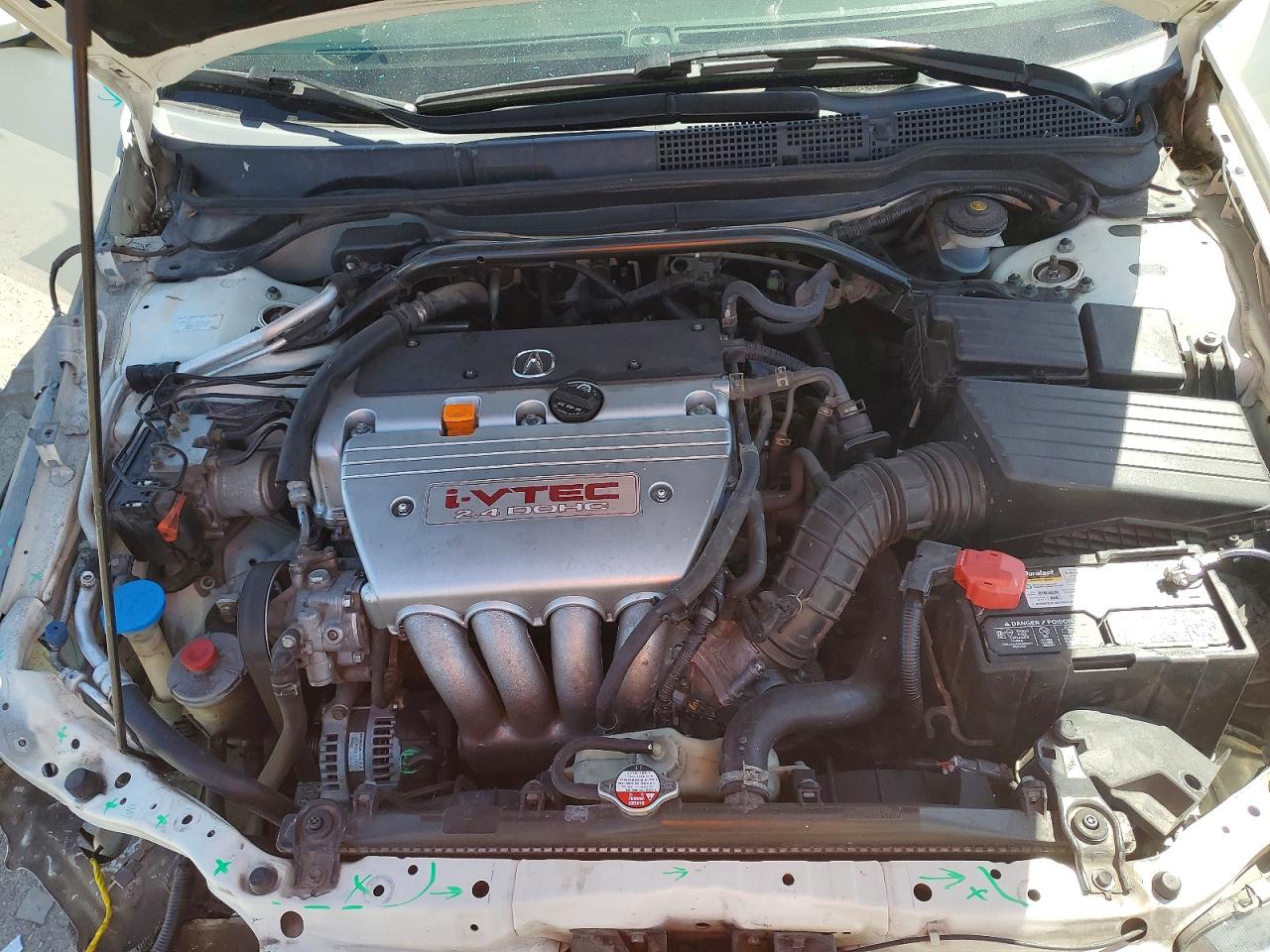 2005 Acura Tsx Белый vin: JH4CL96855C023719