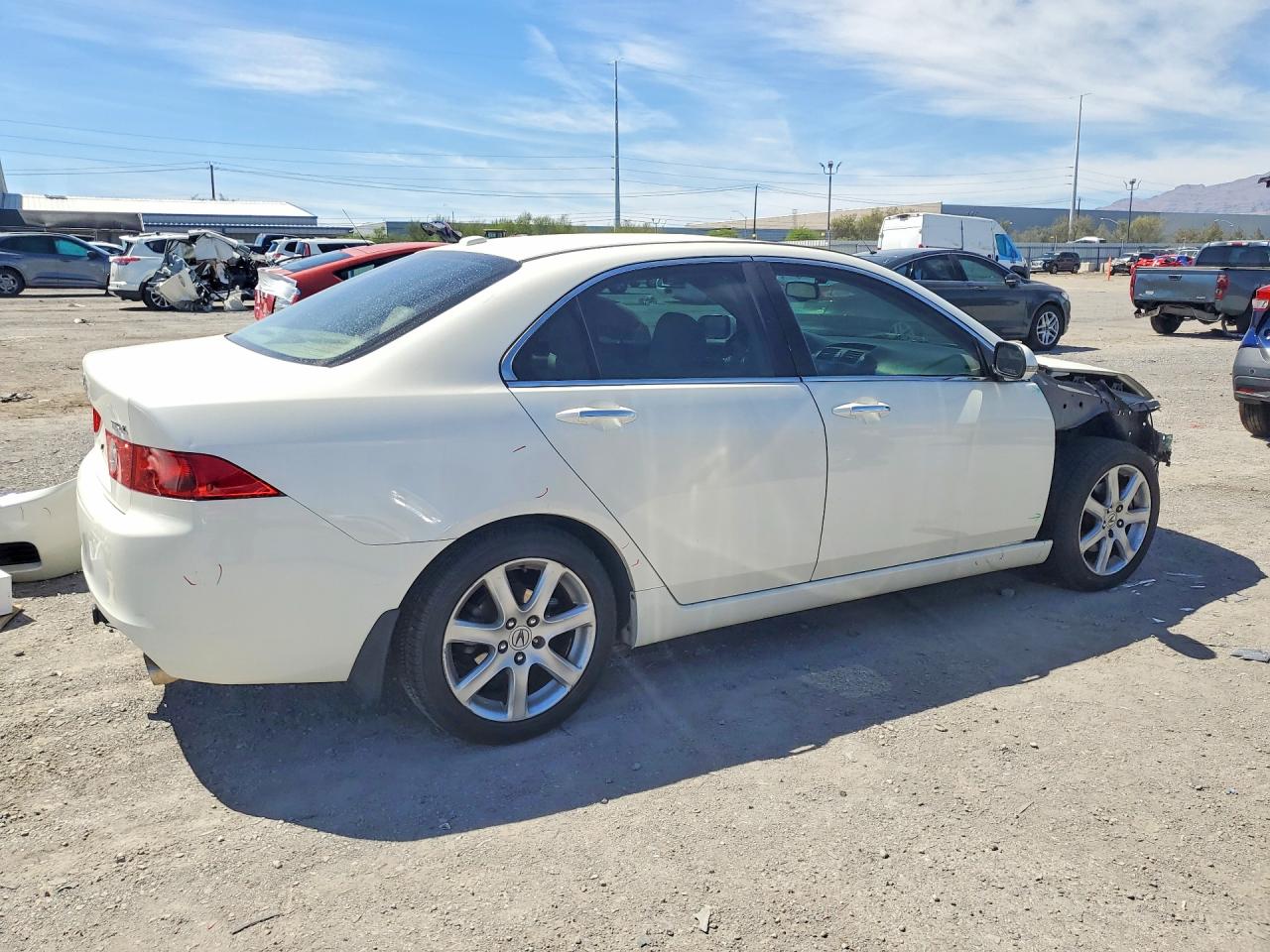 2005 Acura Tsx Белый vin: JH4CL96855C023719