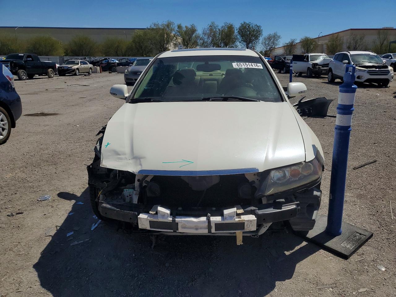 2005 Acura Tsx Белый vin: JH4CL96855C023719