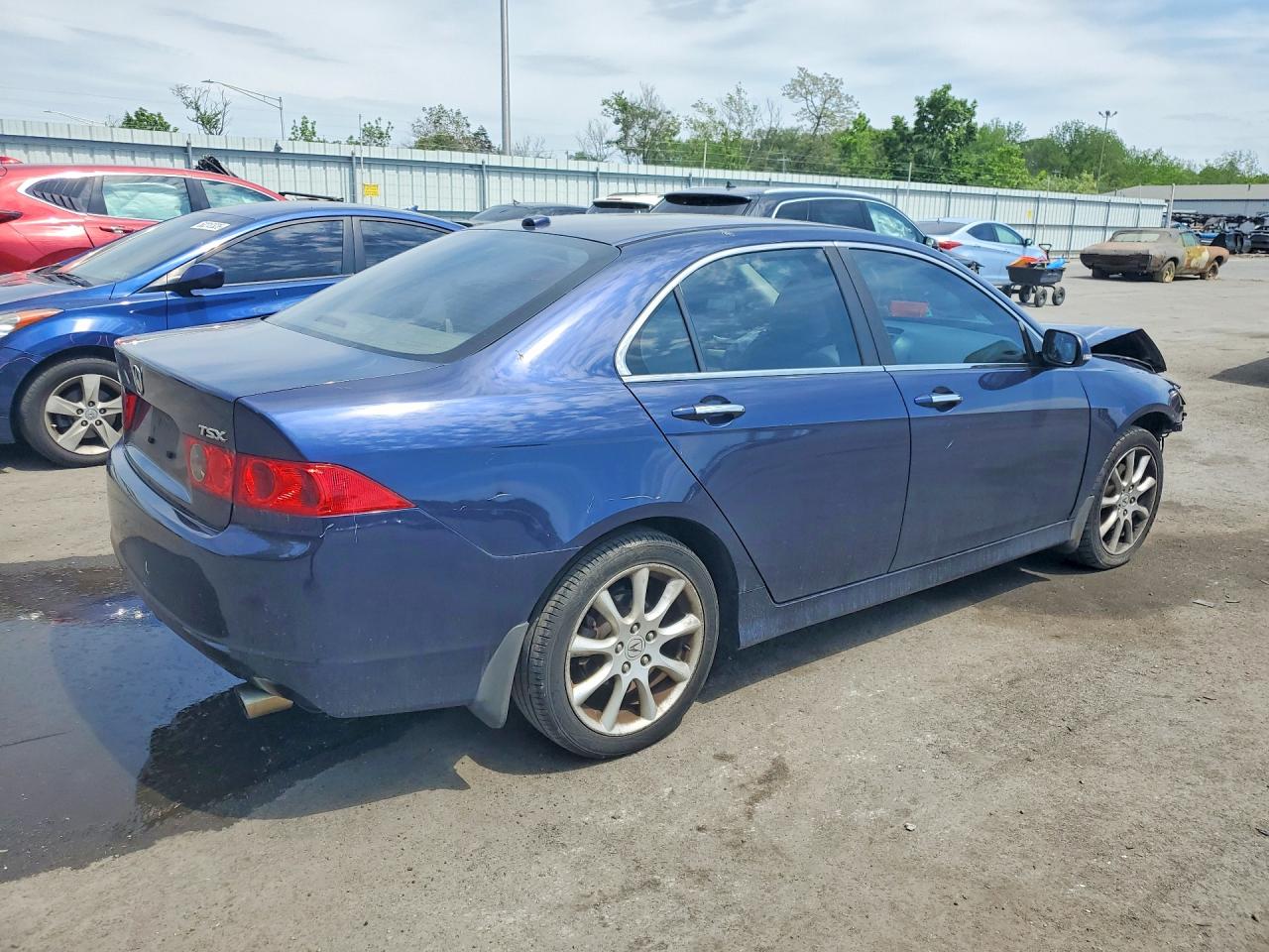 2006 Acura Tsx Blue vin: JH4CL96856C013774