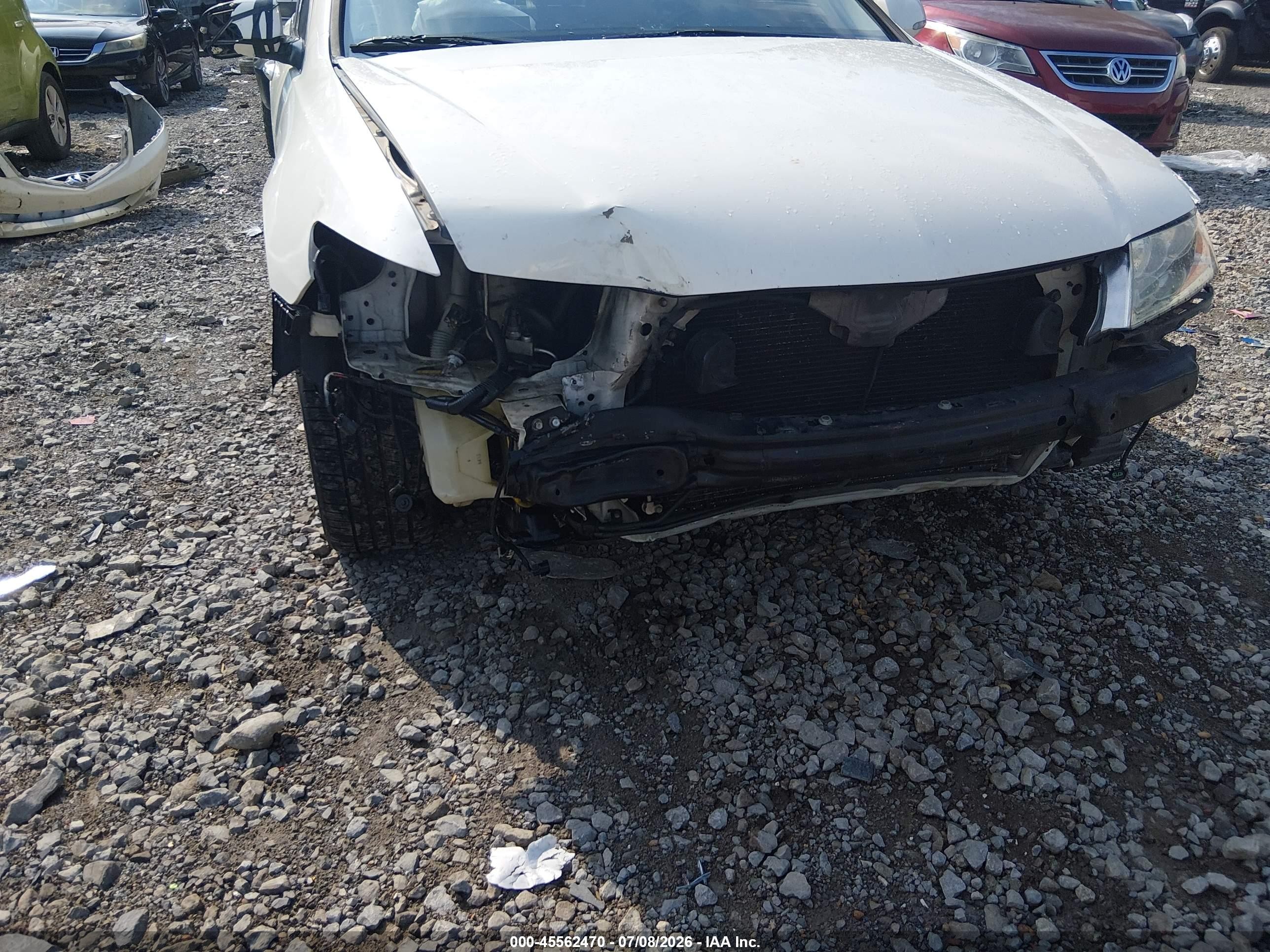 2006 Acura Tsx   White vin: JH4CL96856C022071