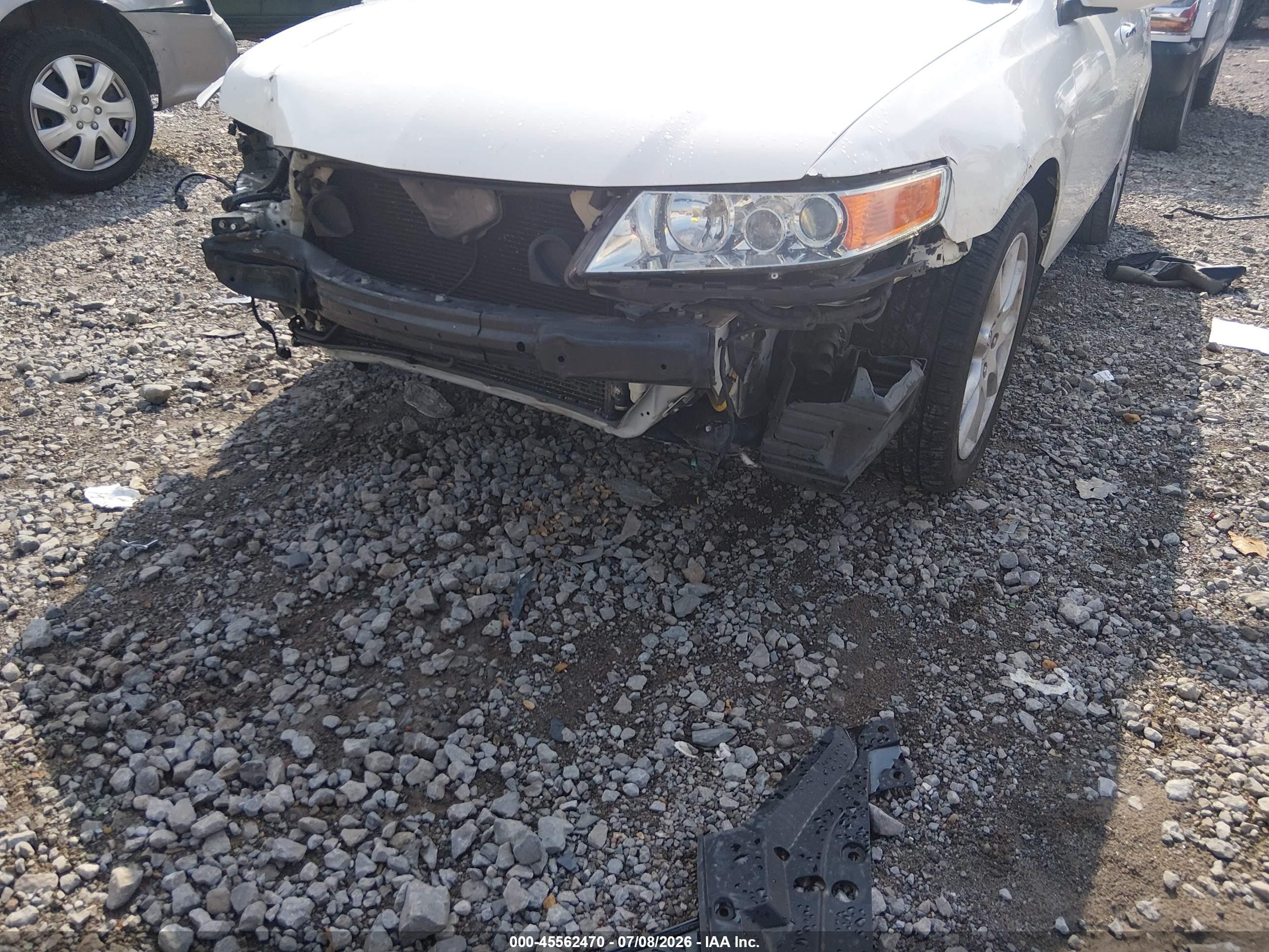 2006 Acura Tsx   White vin: JH4CL96856C022071