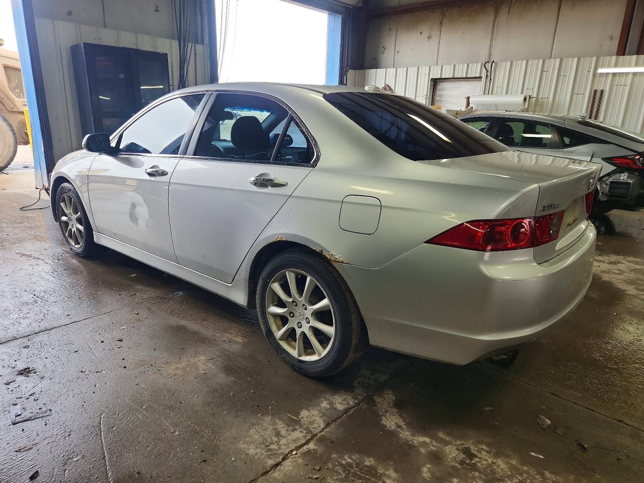 2006 Acura Tsx Silver vin: JH4CL96856C023365