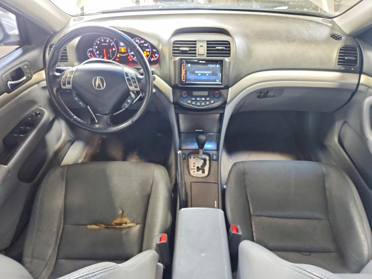 2006 Acura Tsx Silver vin: JH4CL96856C023365