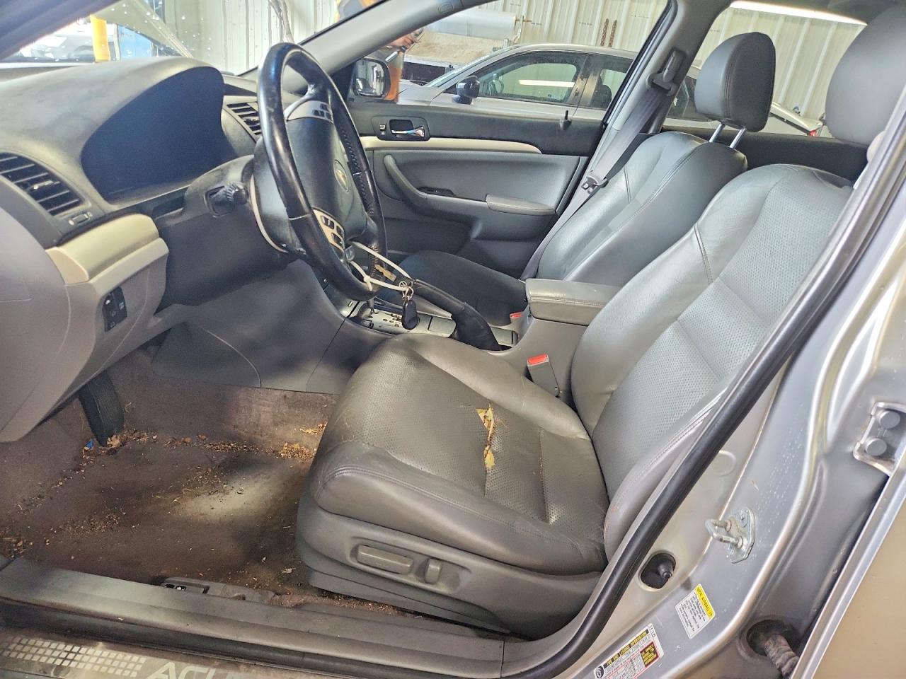 2006 Acura Tsx Silver vin: JH4CL96856C023365