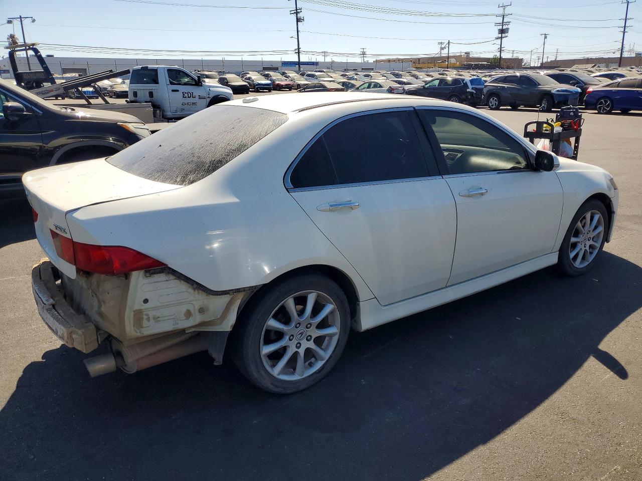 2006 Acura Tsx White vin: JH4CL96856C034124
