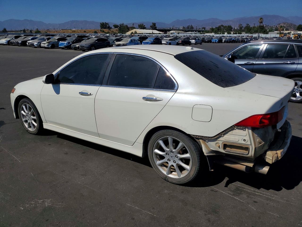 2006 Acura Tsx White vin: JH4CL96856C034124