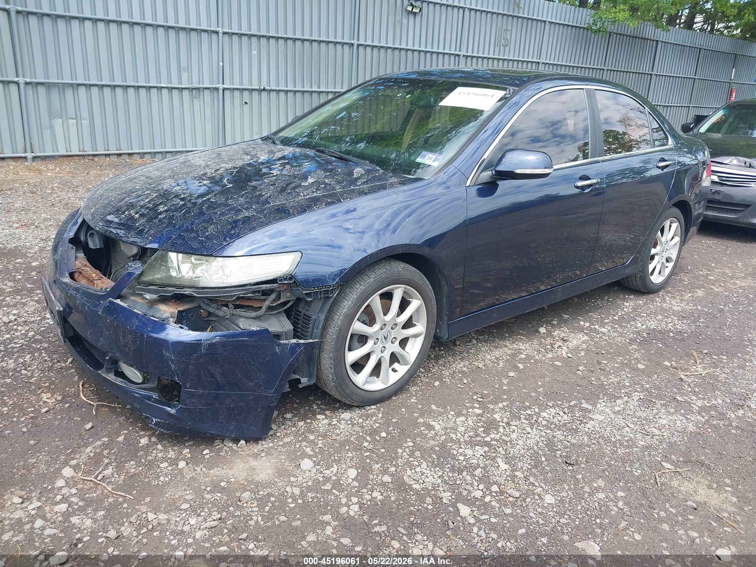 2006 Acura Tsx   Blue vin: JH4CL96856C039386