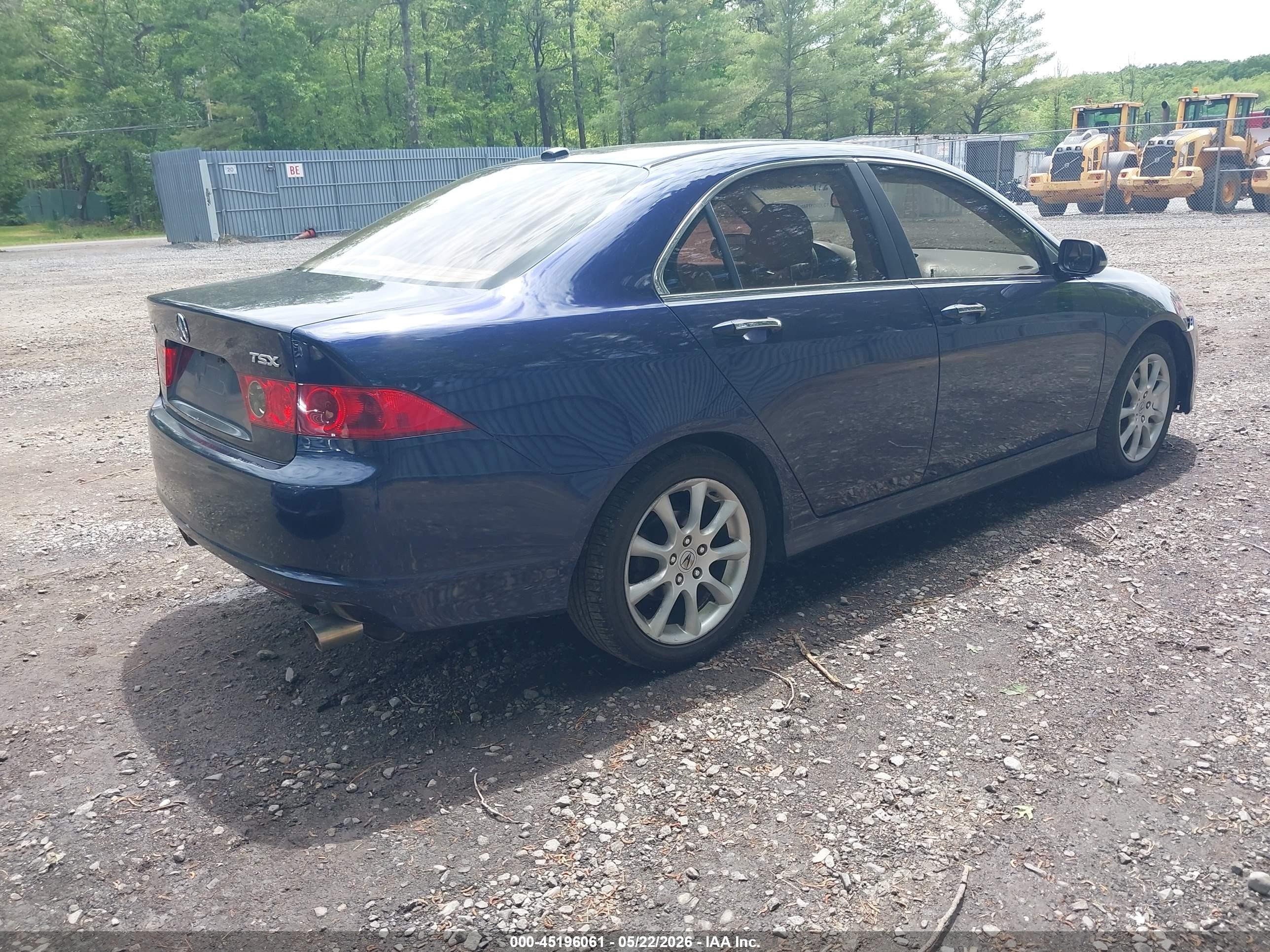 2006 Acura Tsx   Blue vin: JH4CL96856C039386