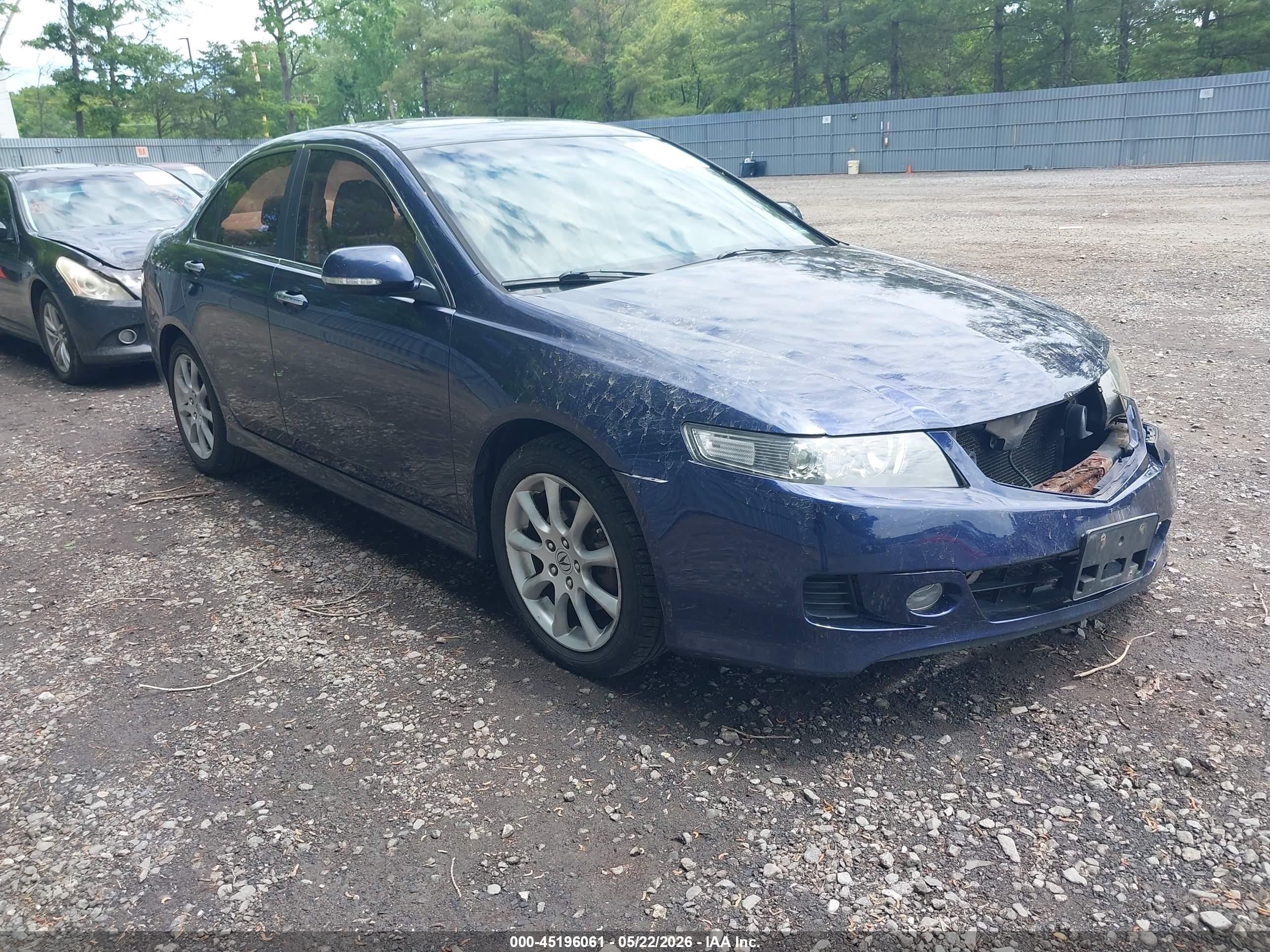 2006 Acura Tsx   Blue vin: JH4CL96856C039386