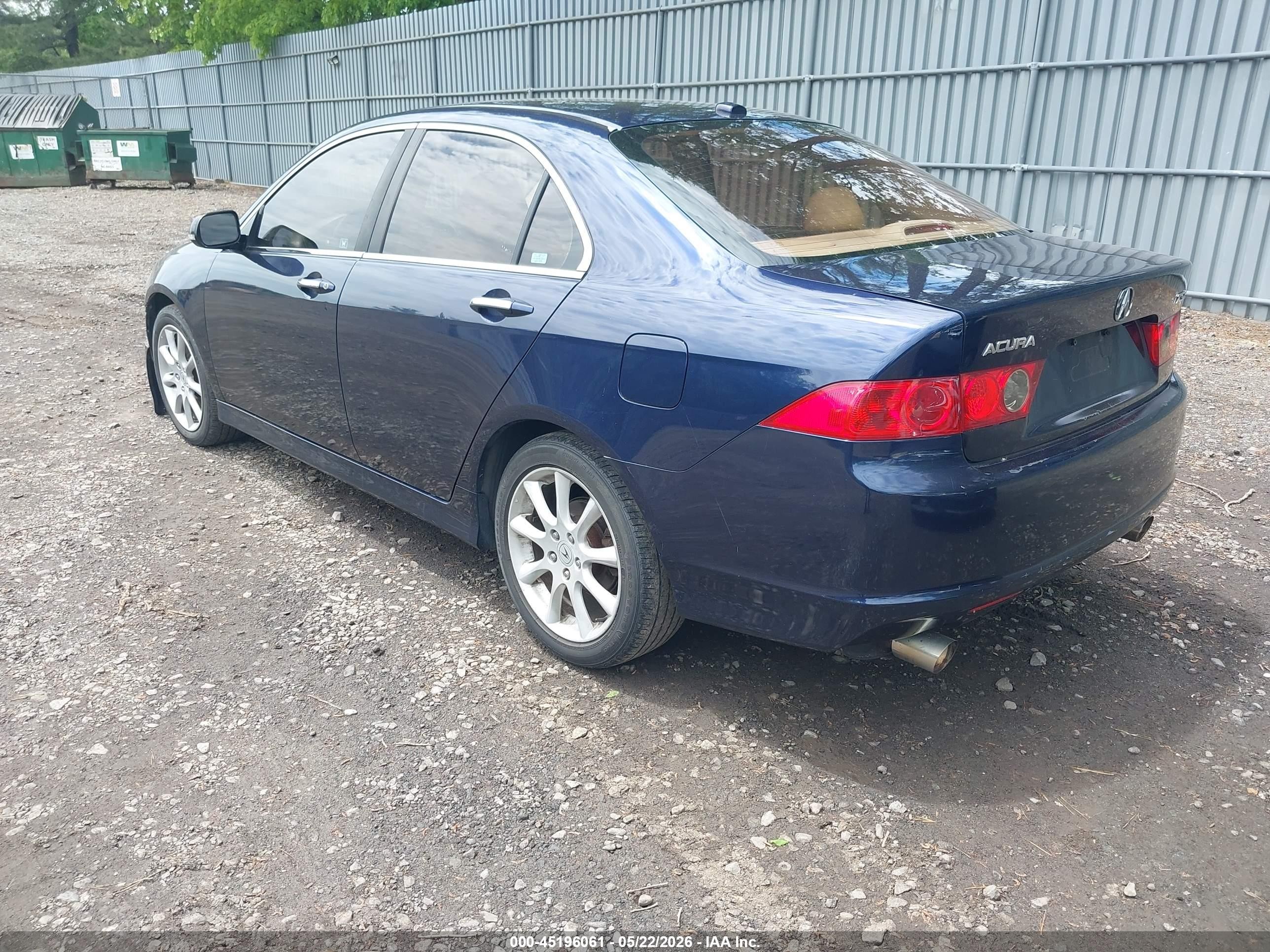 2006 Acura Tsx   Blue vin: JH4CL96856C039386