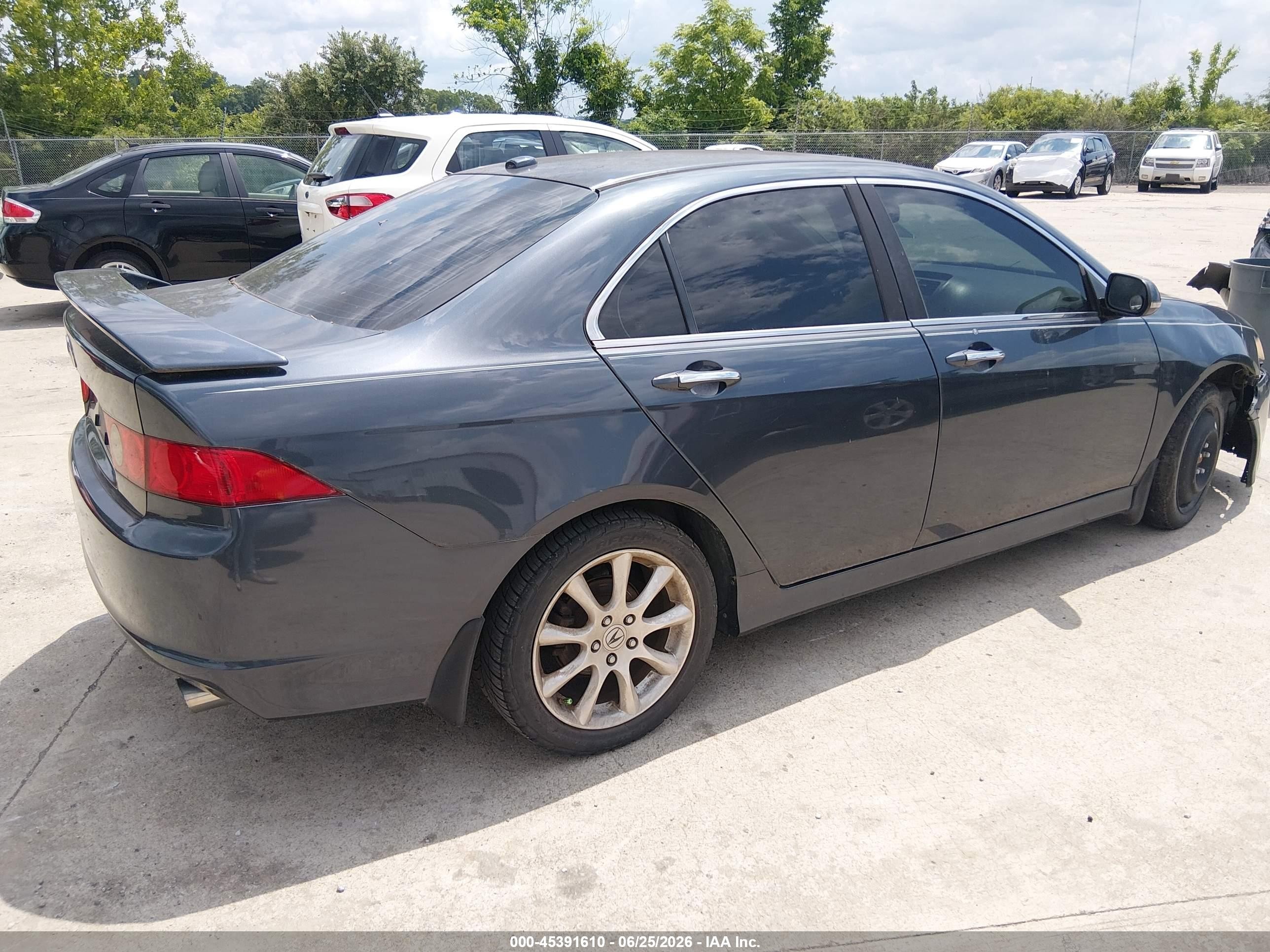 2007 Acura Tsx   Gray vin: JH4CL96857C002551