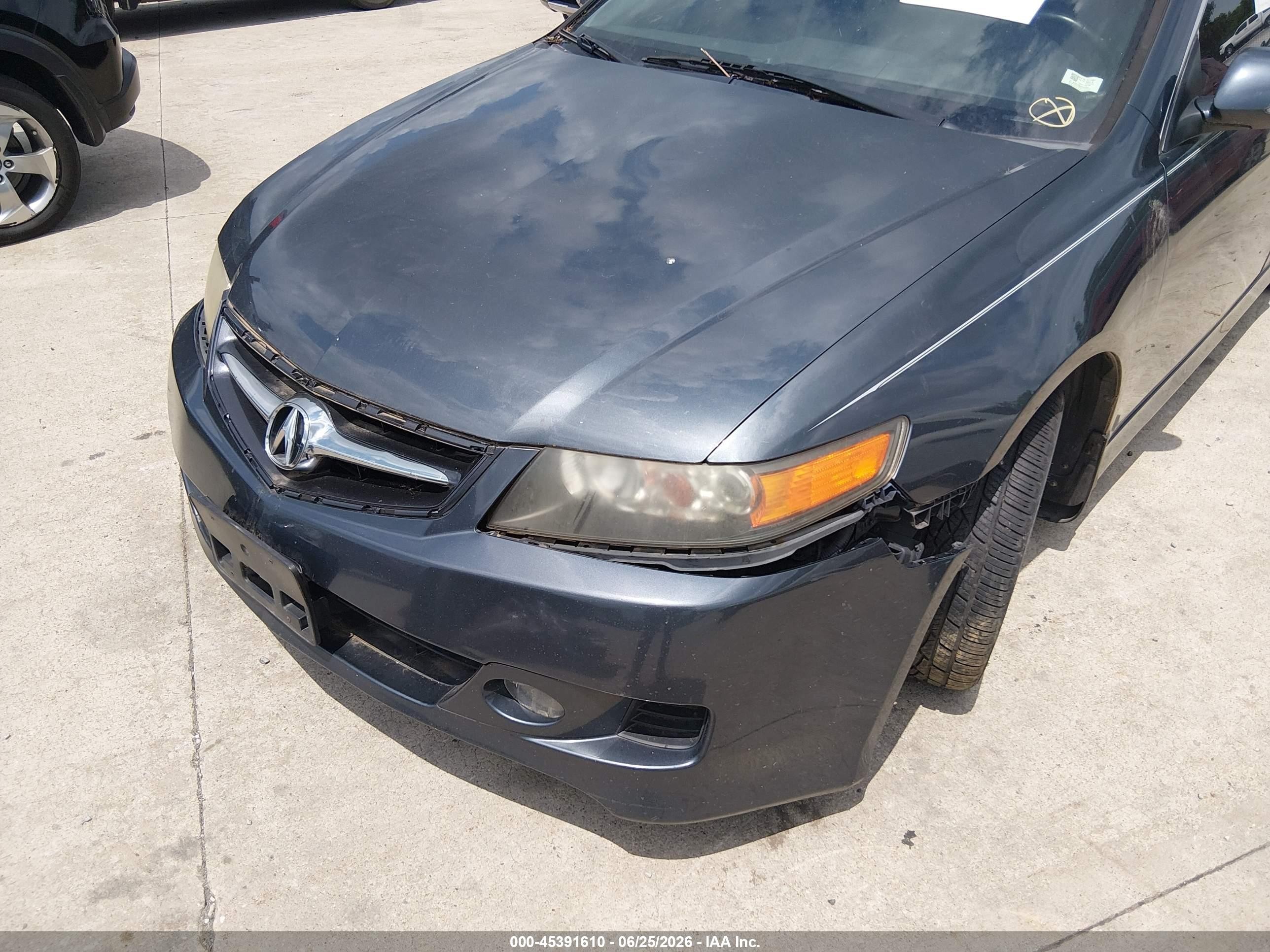 2007 Acura Tsx   Gray vin: JH4CL96857C002551