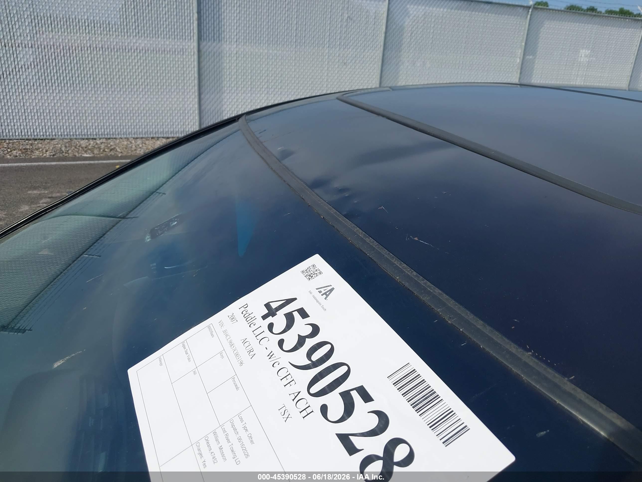 2007 Acura Tsx   Серый vin: JH4CL96857C003196