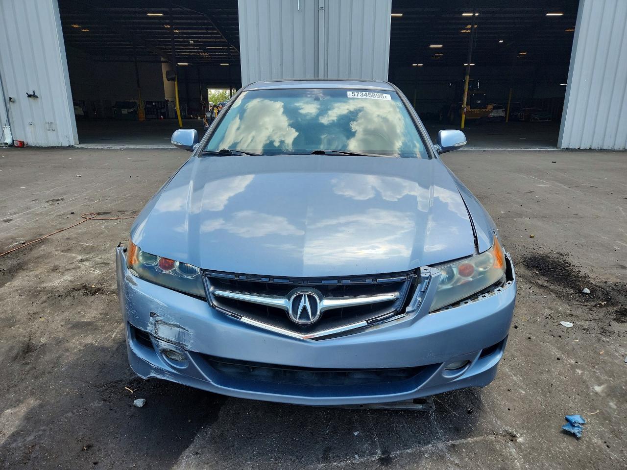 2007 Acura Tsx Синий vin: JH4CL96857C003957