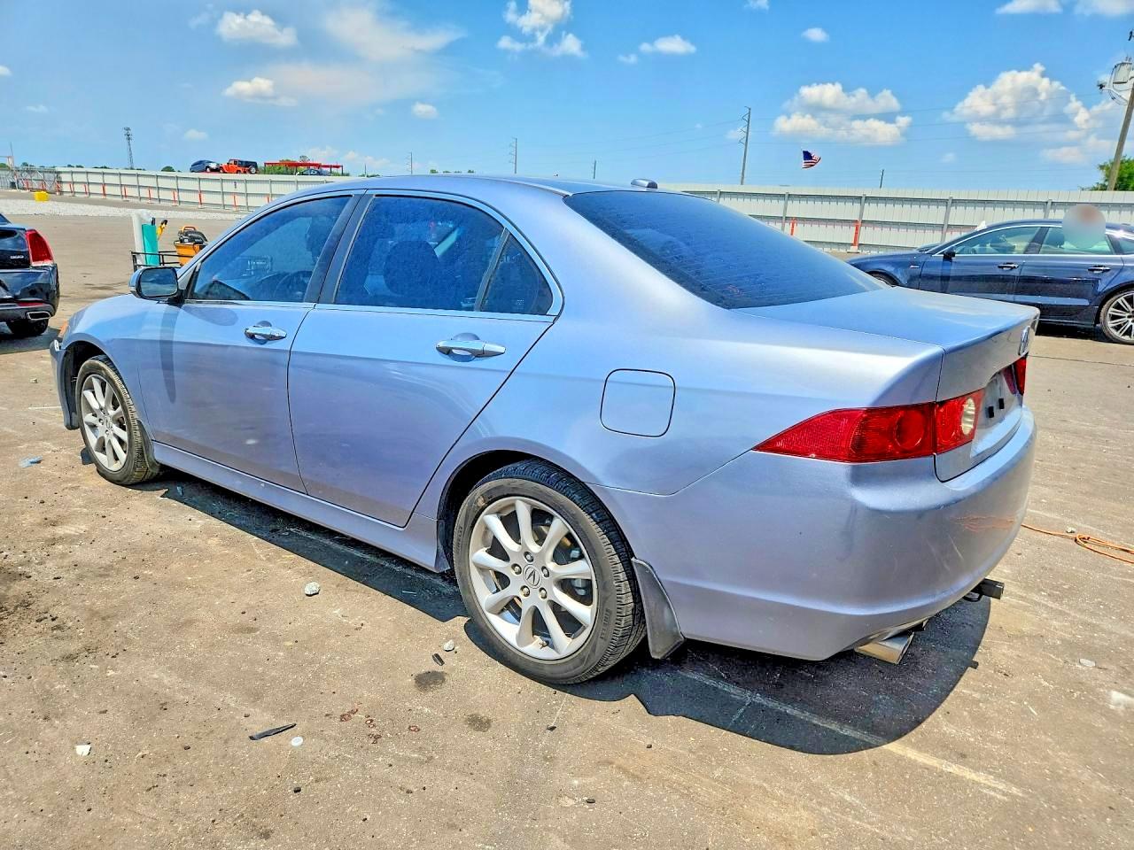 2007 Acura Tsx Синий vin: JH4CL96857C003957