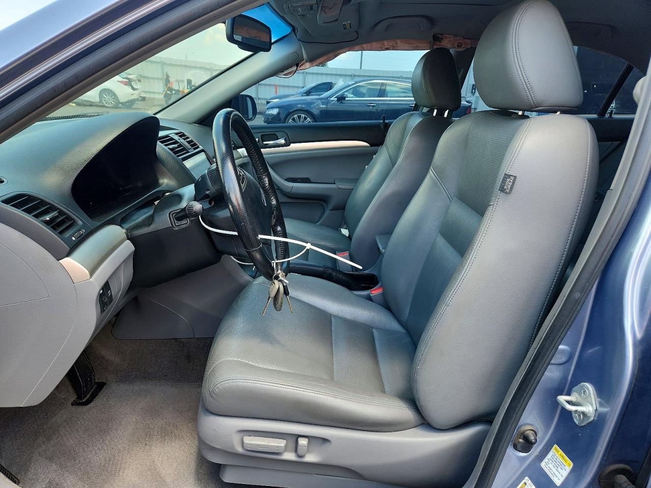 2007 Acura Tsx Синий vin: JH4CL96857C003957