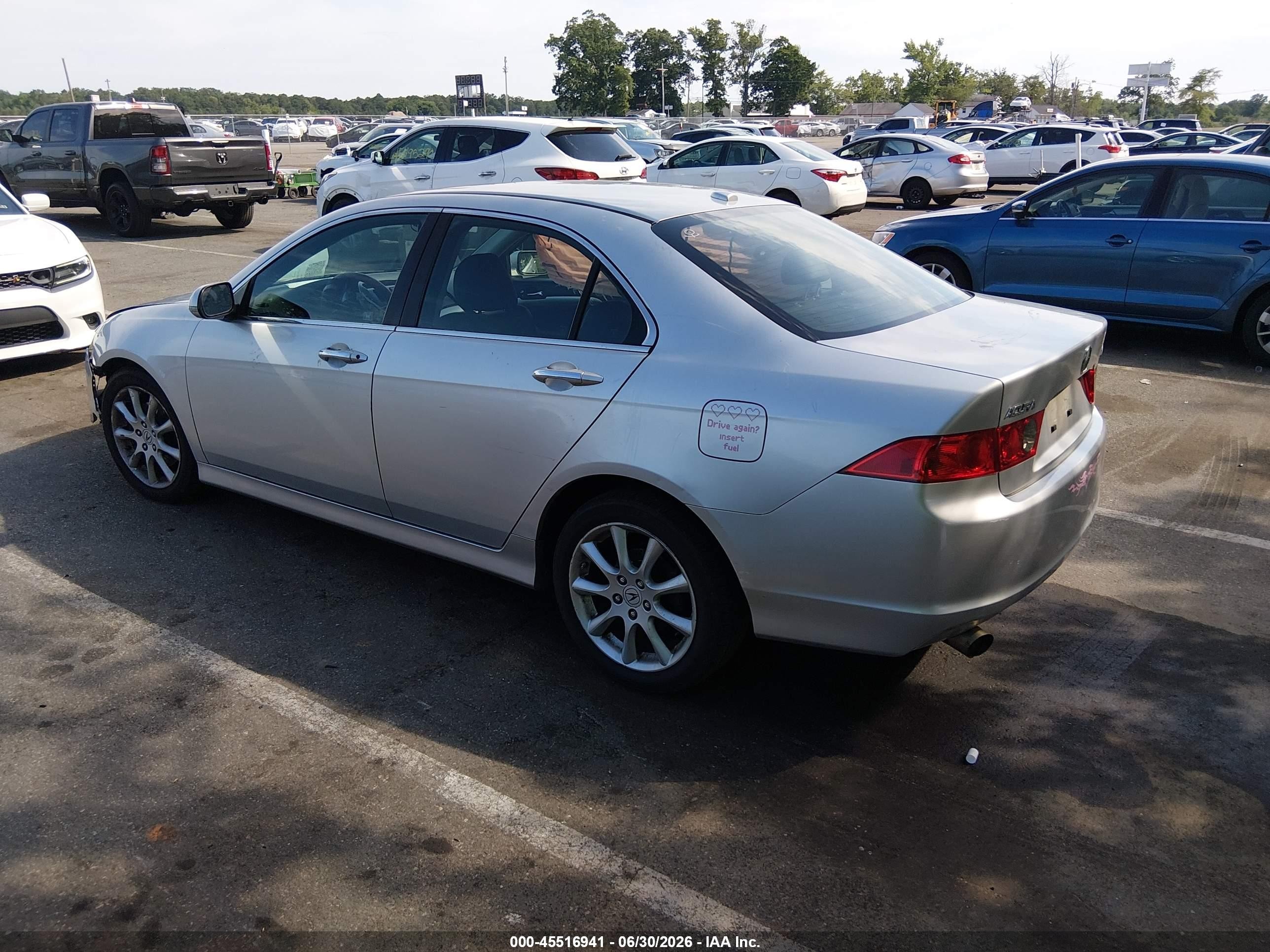 2007 Acura Tsx Gray vin: JH4CL96857C005904