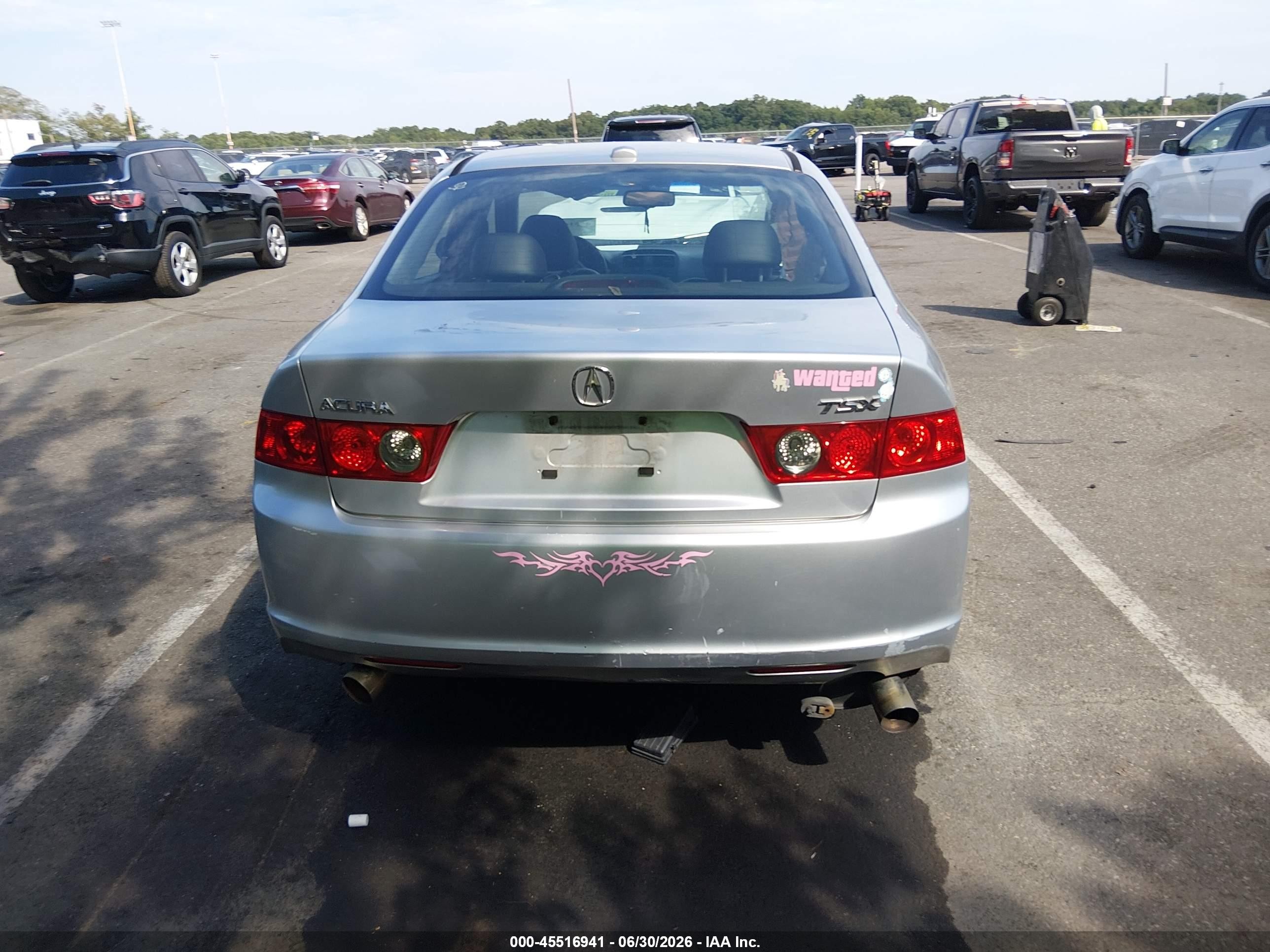 2007 Acura Tsx Gray vin: JH4CL96857C005904