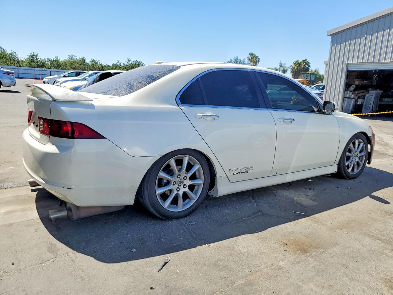 2007 Acura Tsx White vin: JH4CL96857C012769