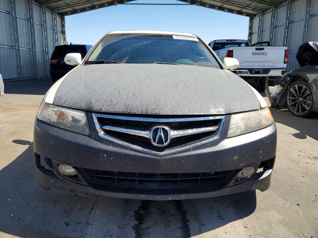 2007 Acura Tsx White vin: JH4CL96857C012769